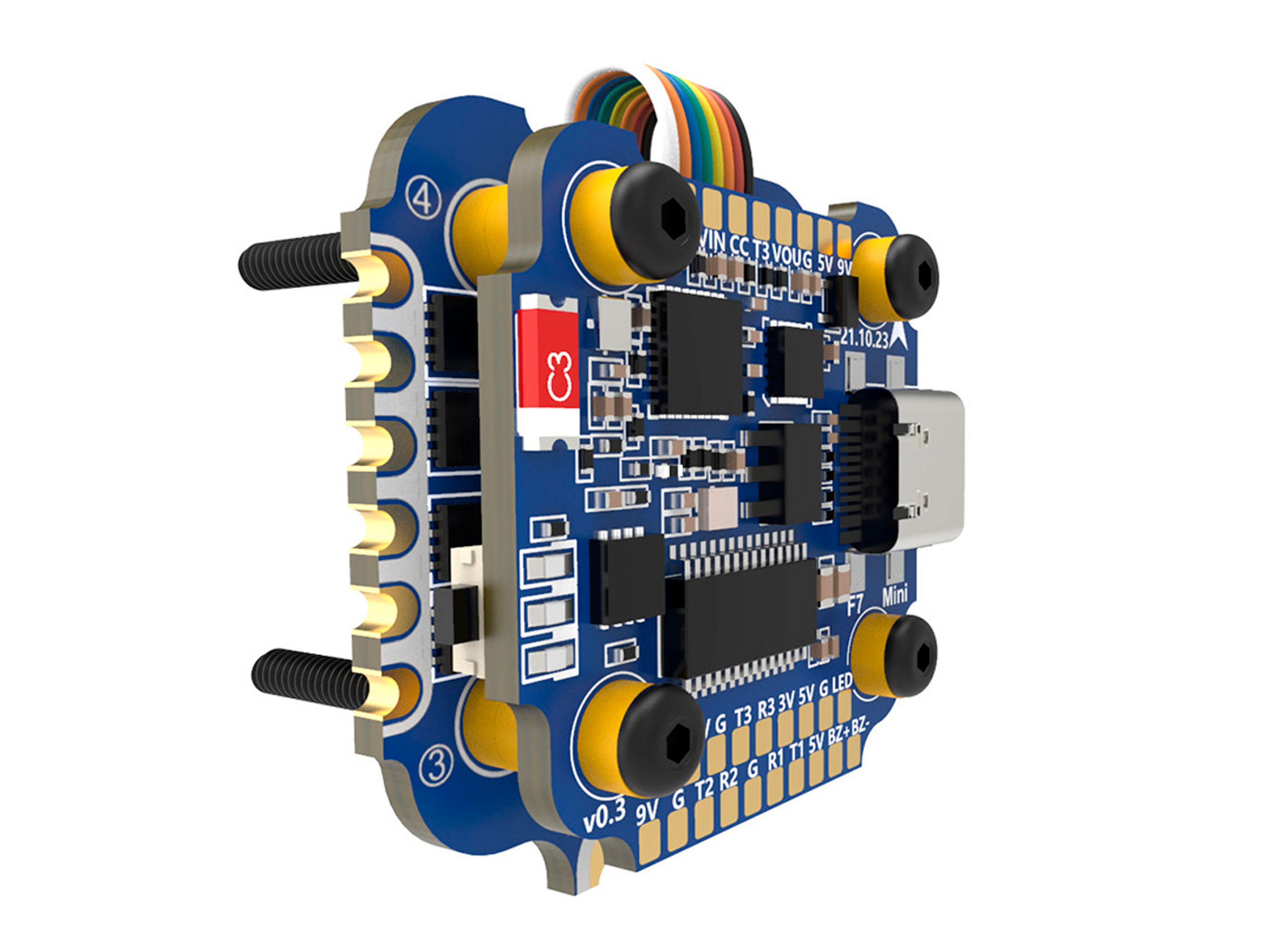 SpeedyBee F722 Mini (польотний контролер F7 + регулятор 4в1 35A) (світлина #3)