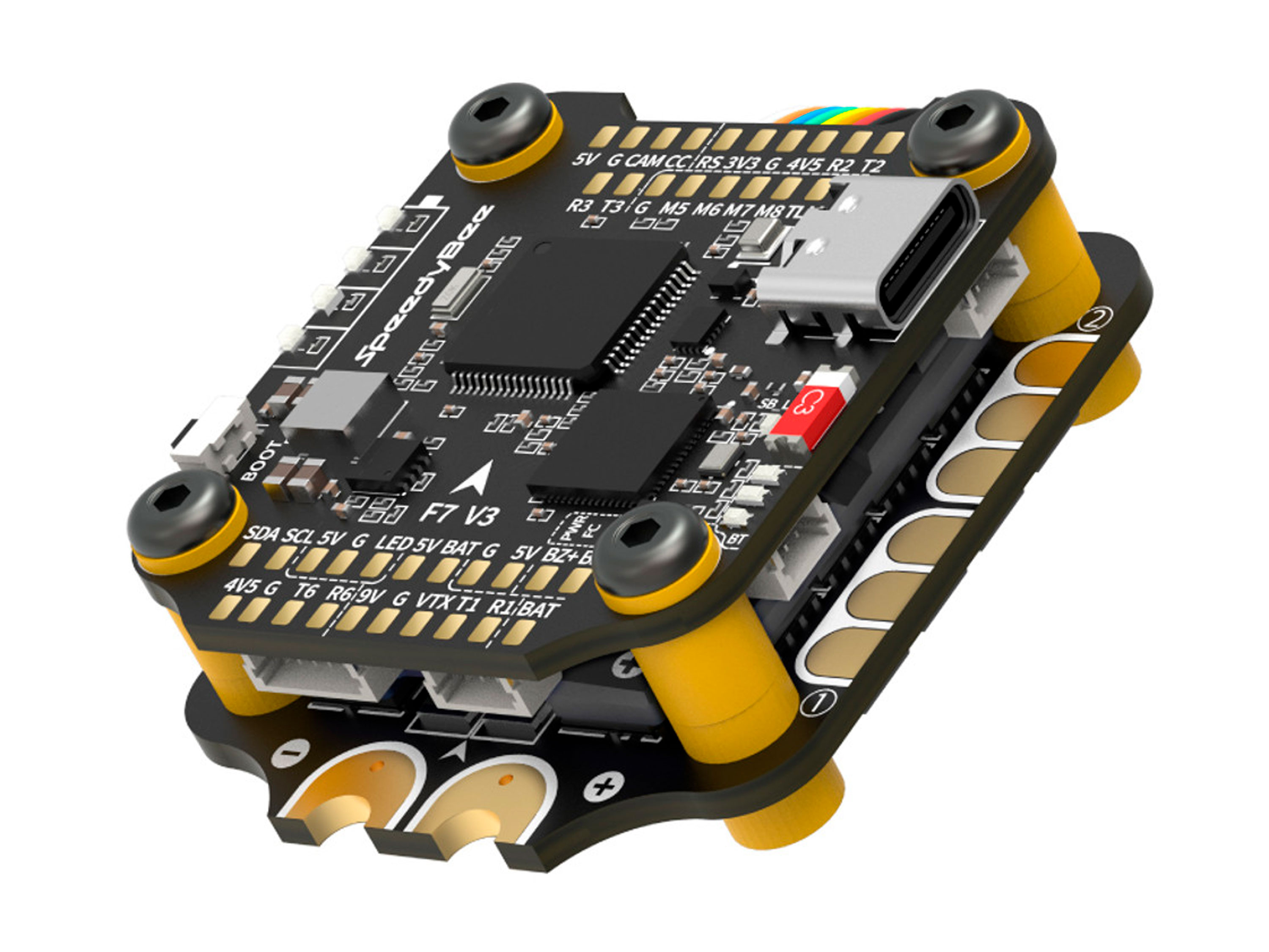 SpeedyBee F722 V3 (польотний контролер F7 + регулятор 4в1 50A) (світлина #2)