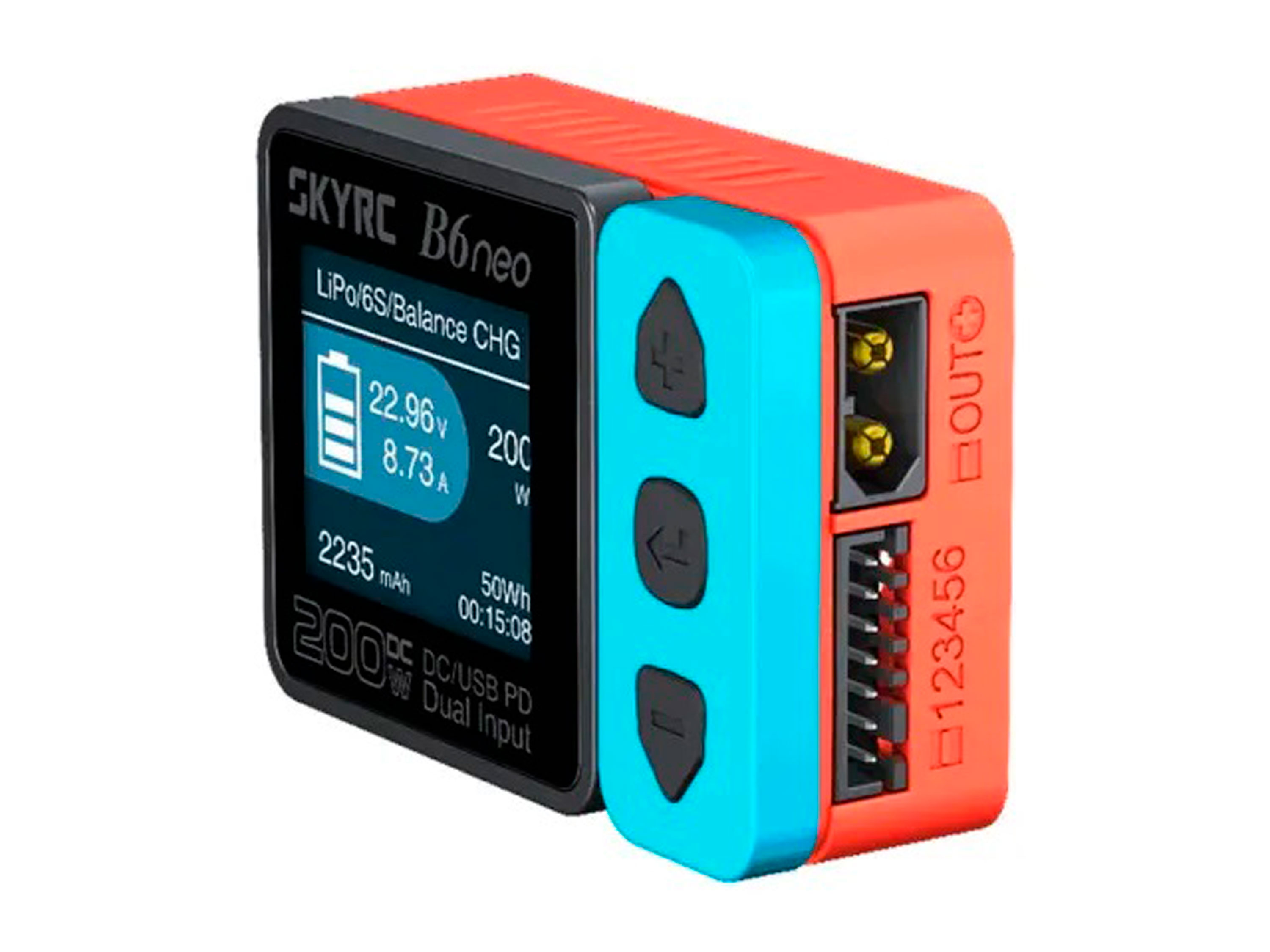 Зарядний пристрій SkyRC B6 Neo DC/PD 200W 10A (1-6S) (світлина #3)