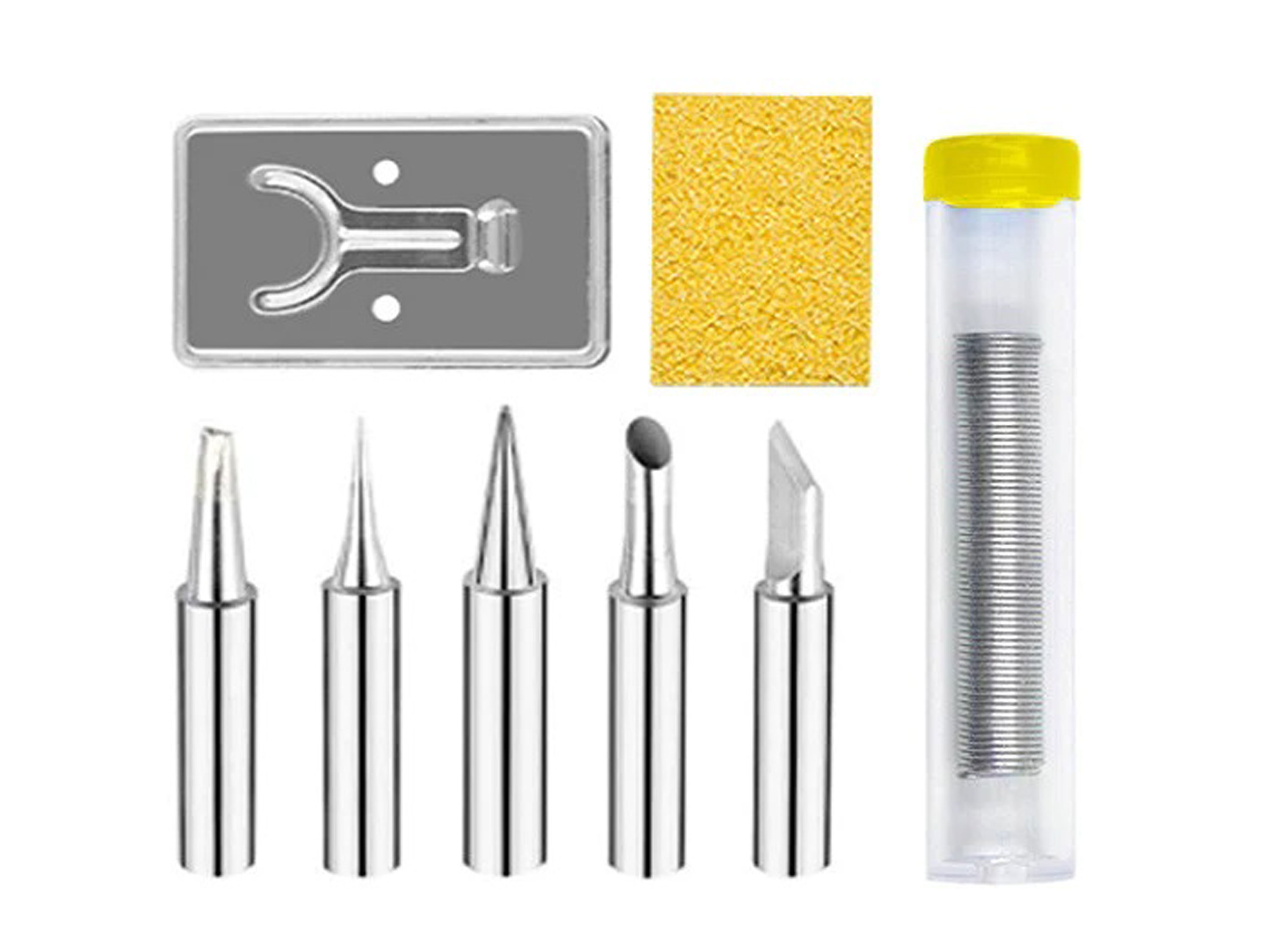 Паяльник з терморегулятором (60Вт) + набір жал і підставка (світлина #7)