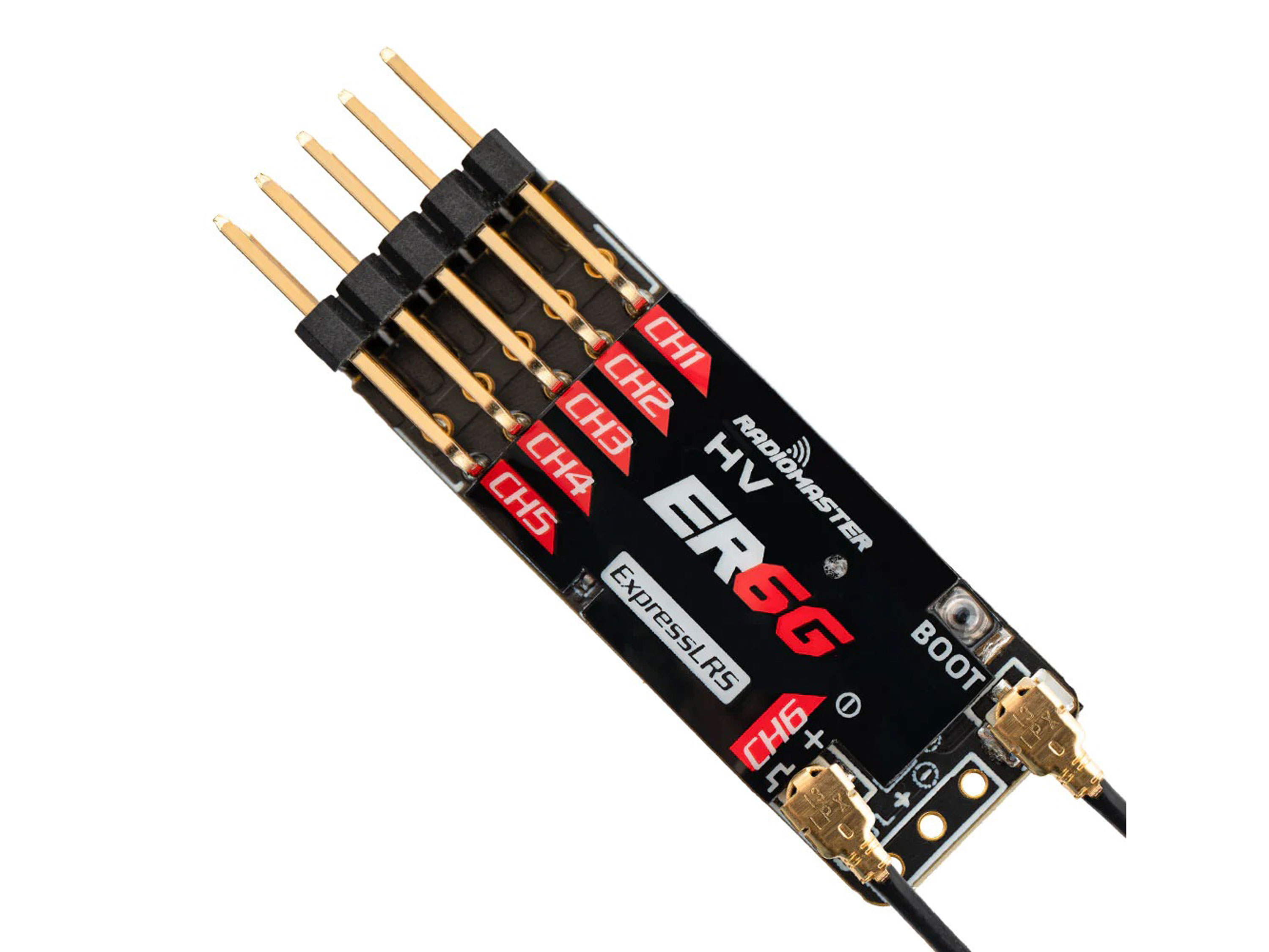 Приймач Radiomaster ER6G ELRS 6Ch (2.4GHz) (світлина #1)