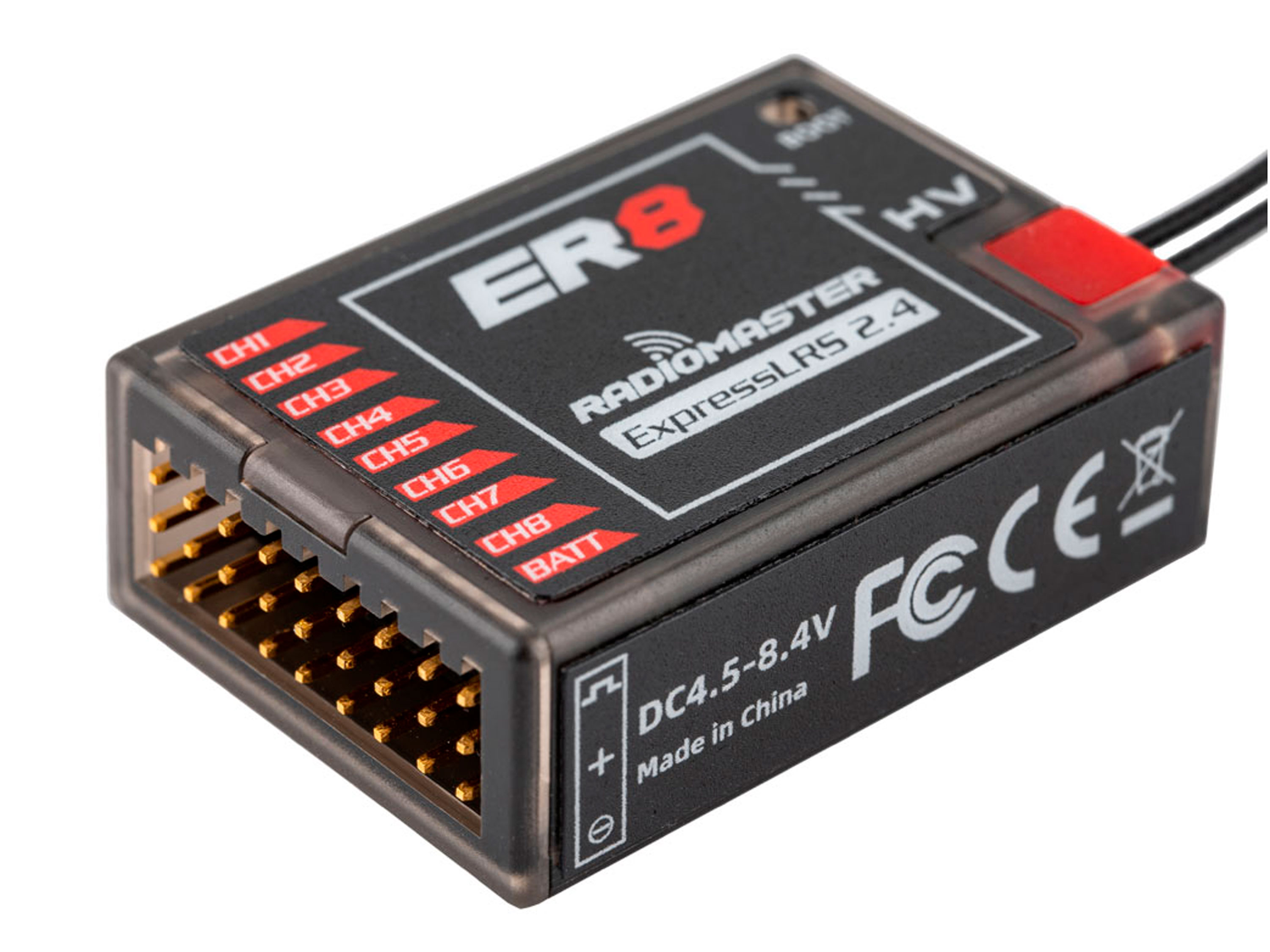 Приймач Radiomaster ER8 ELRS 8Ch (2.4GHz) (світлина #1)