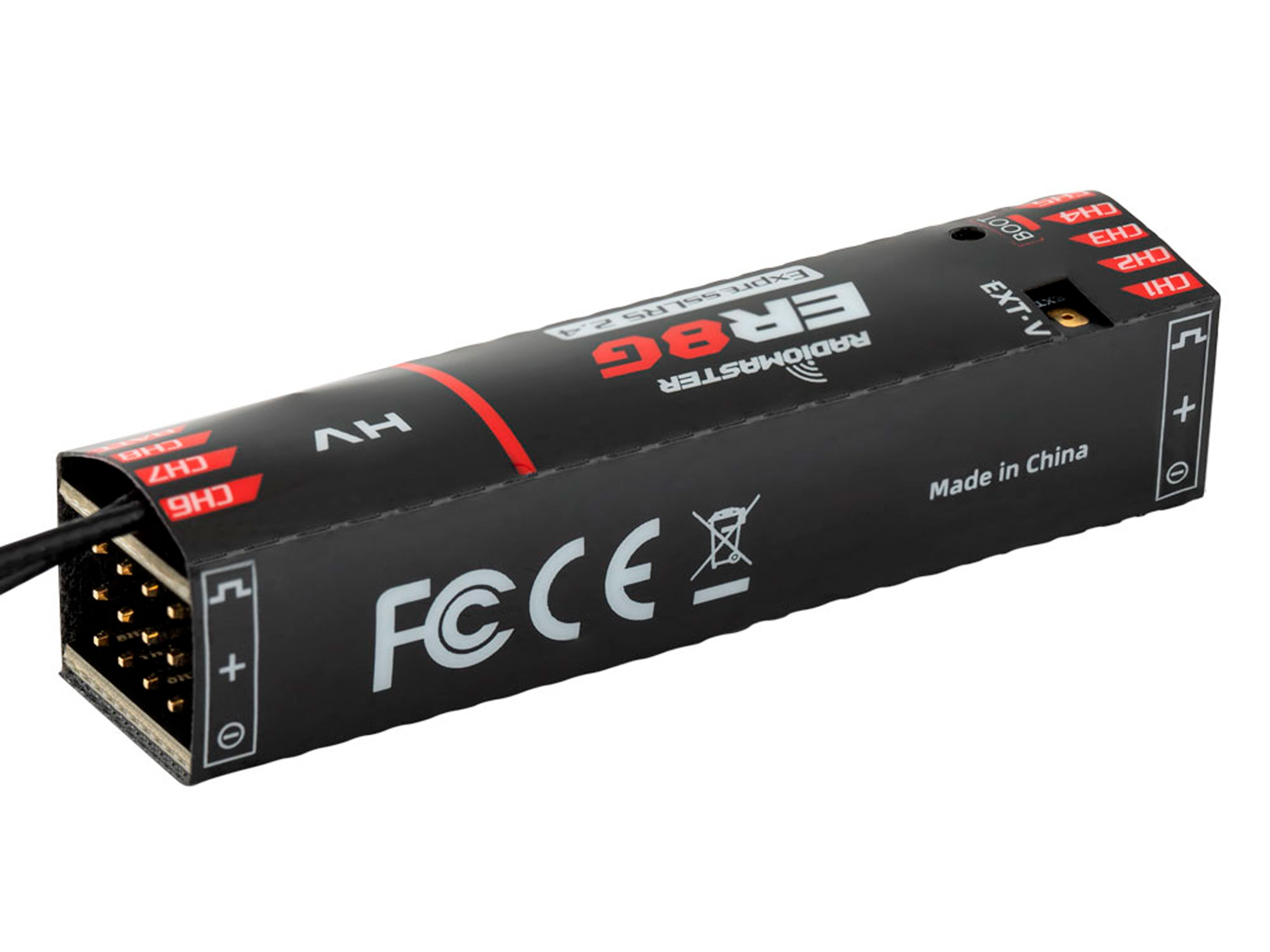 Приймач Radiomaster ER8G ELRS 8Ch (2.4GHz) (світлина #2)