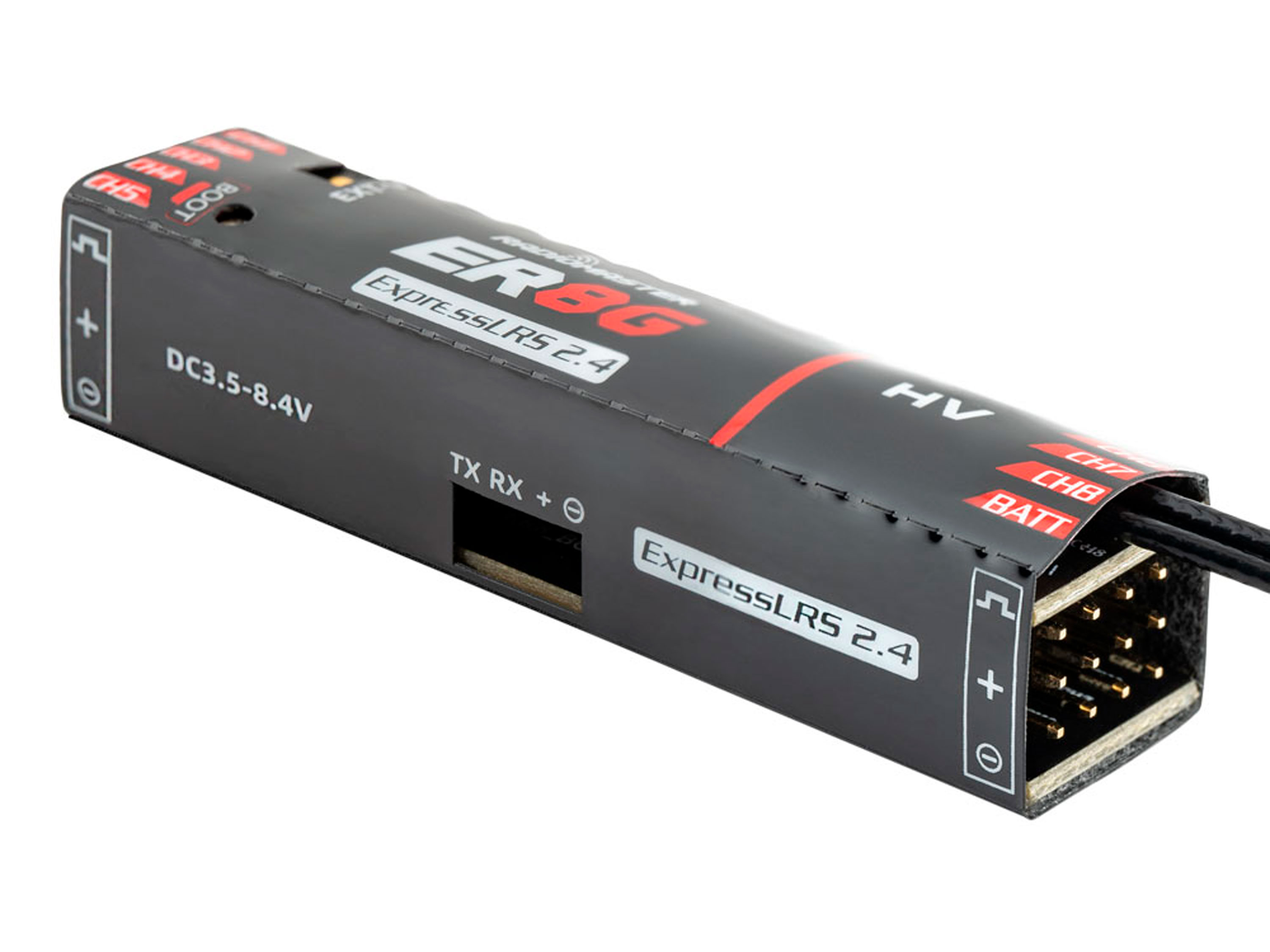 Приймач Radiomaster ER8G ELRS 8Ch (2.4GHz) (світлина #3)