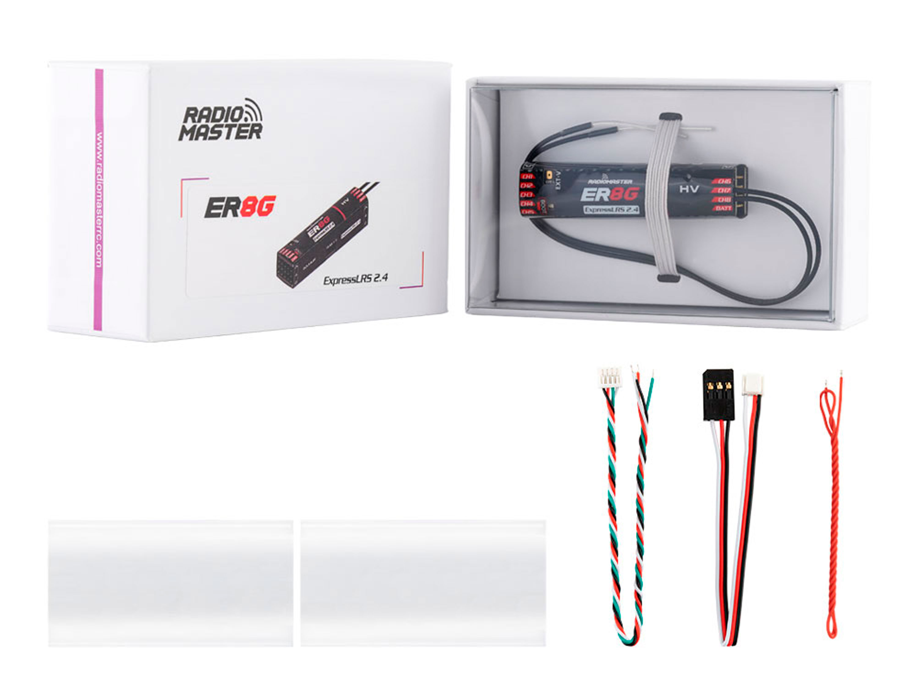 Приймач Radiomaster ER8G ELRS 8Ch (2.4GHz) (світлина #6)