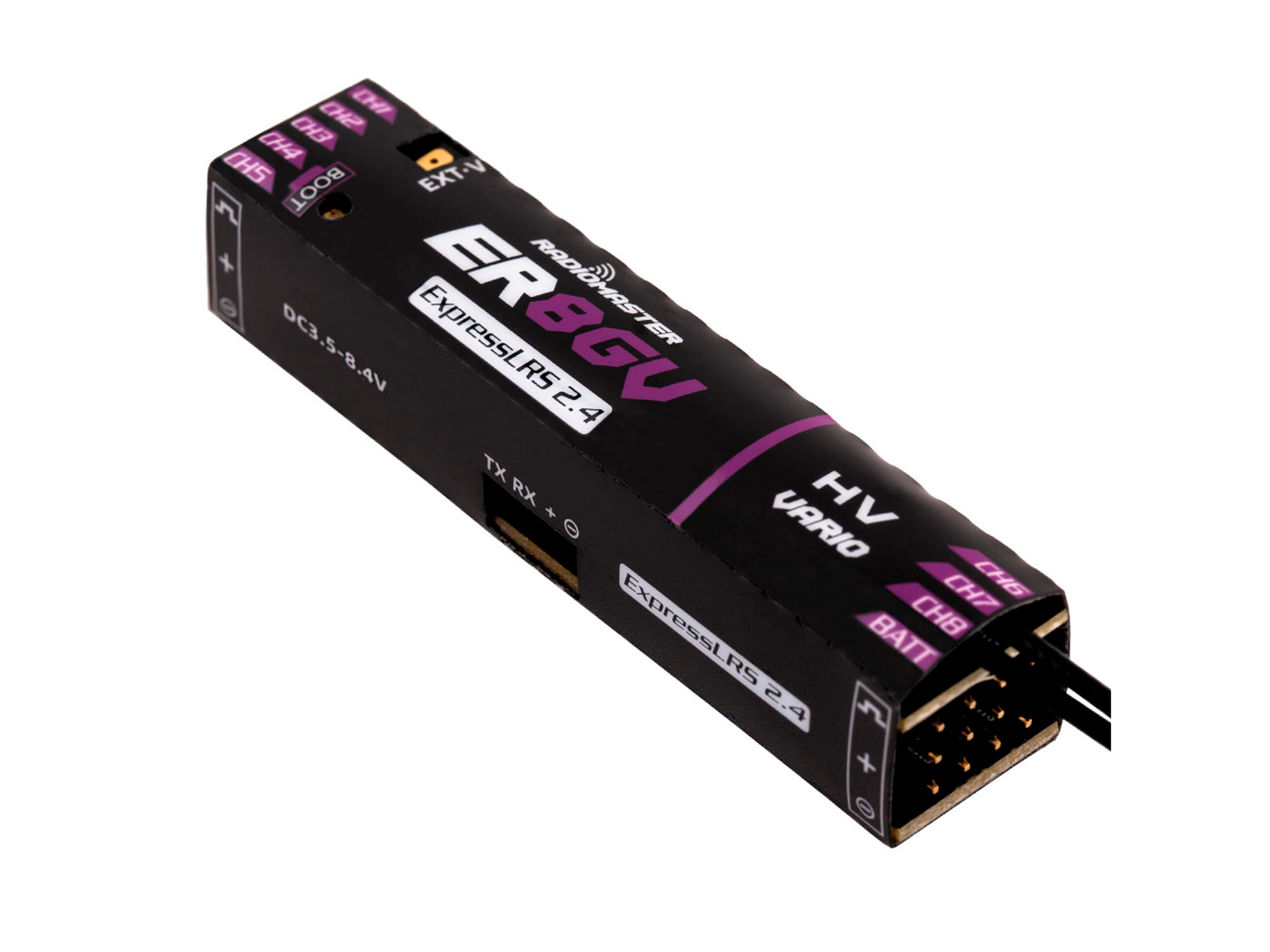 Приймач Radiomaster ER8GV ELRS 8Ch (2.4GHz) (світлина #2)