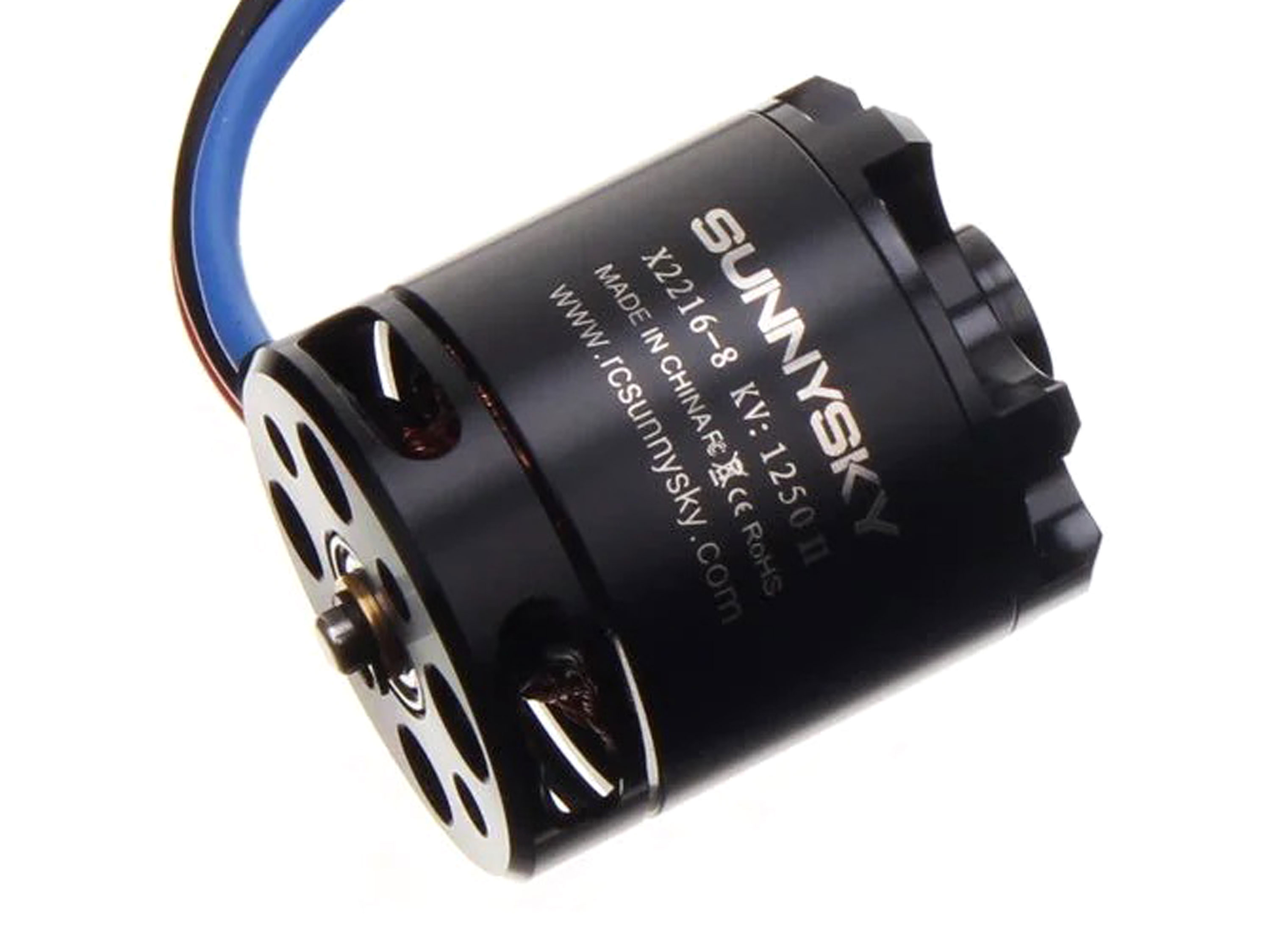 Двигун безколекторний SunnySky X2216-1100kv V2 (короткий вал) (світлина #1)