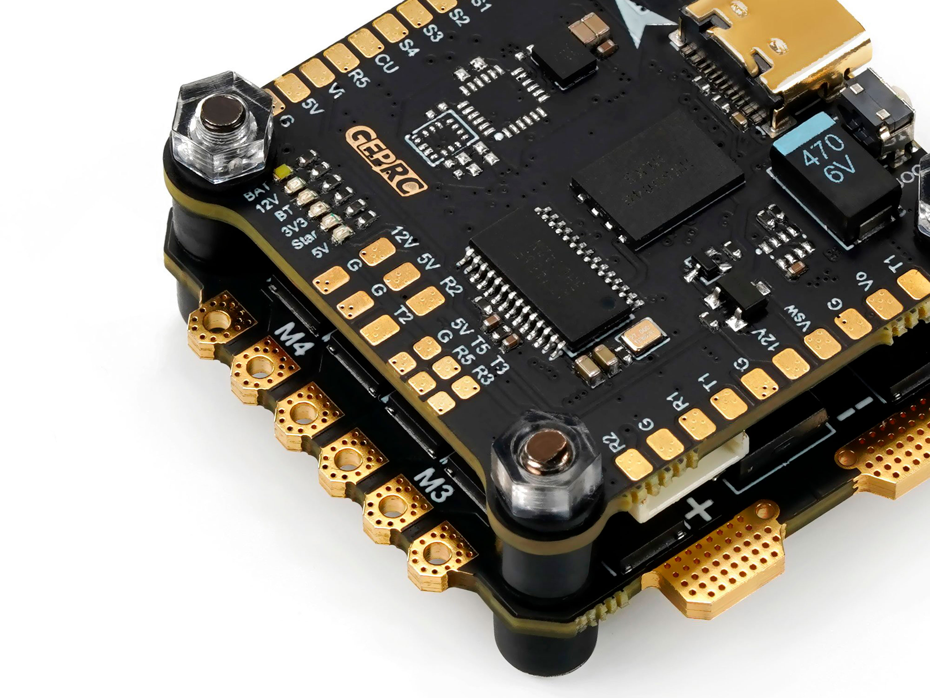 GEPRC SPAN F722-BT-HD V2 (польотний контролер F7 + регулятор 4в1 50A) (світлина #2)