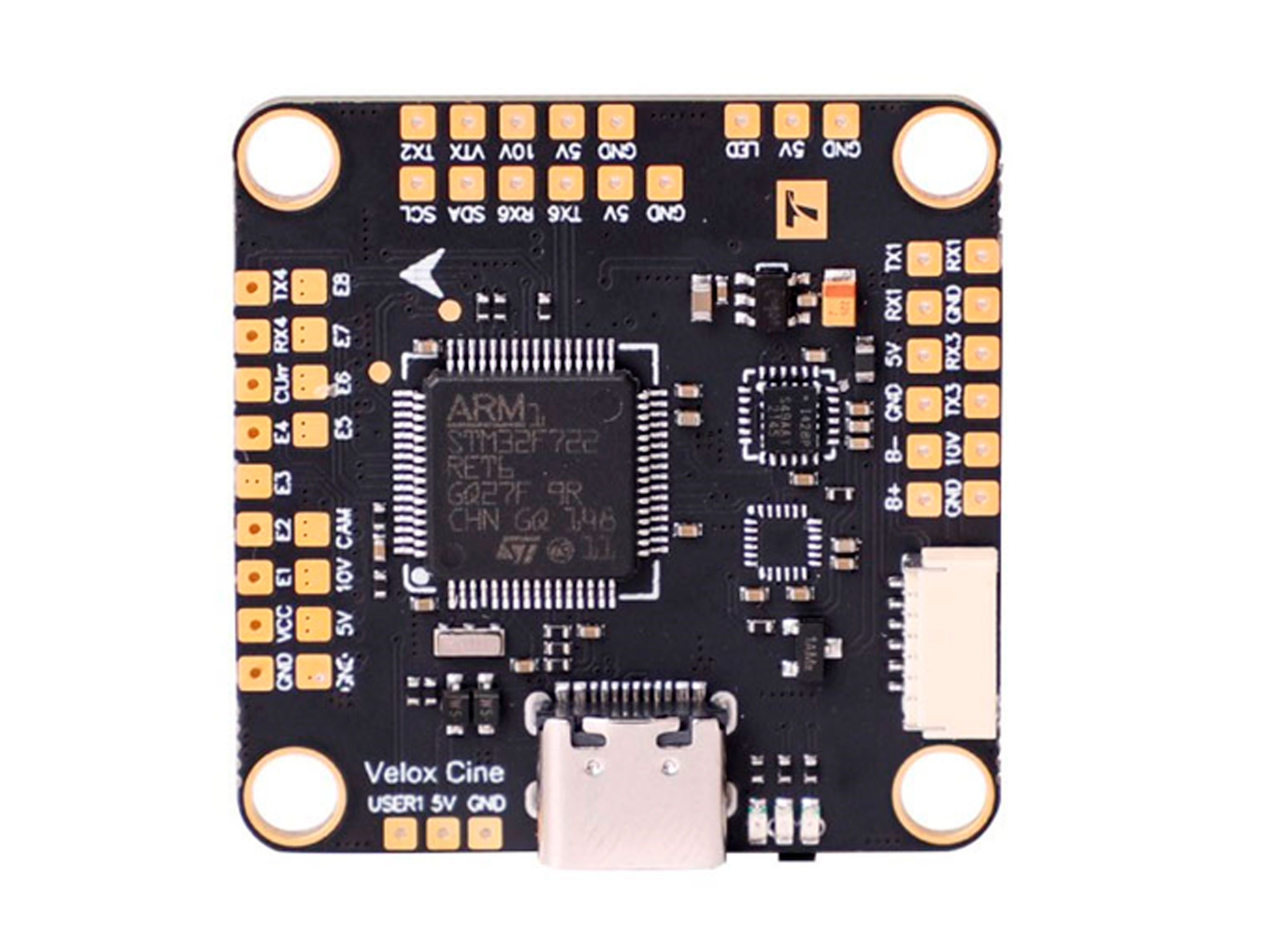 T-Motor Velox CINE F722 (польотний контролер F7 + регулятор 4в1 V50A SE) (світлина #4)