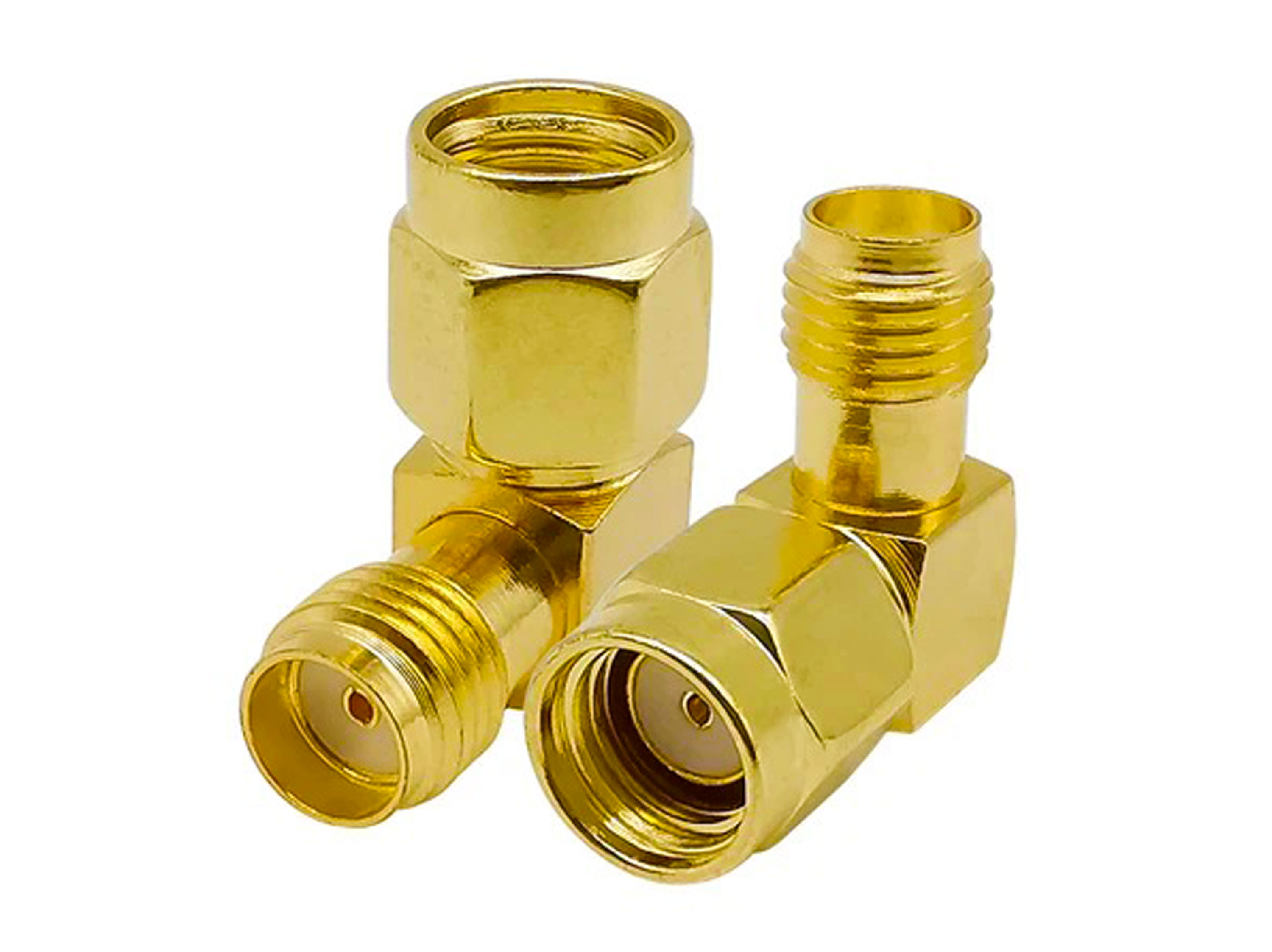 Перехідник кутовий з SMA (Female) на RP-SMA (Male) (світлина #1)