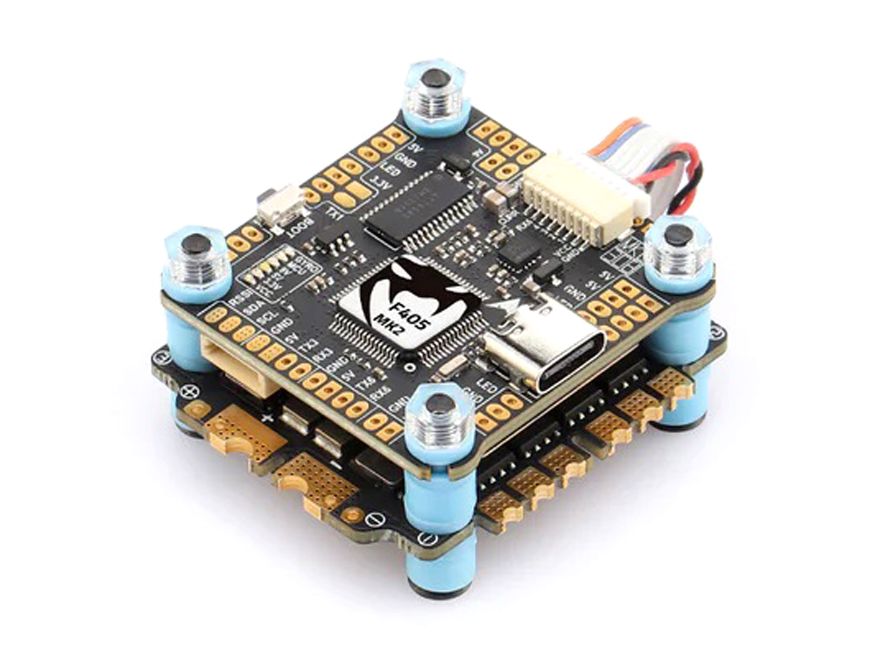 Diatone Mamba F405 MK2 V2 (польотний контролер F4 + регулятор 4в1 F75A) (світлина #1)