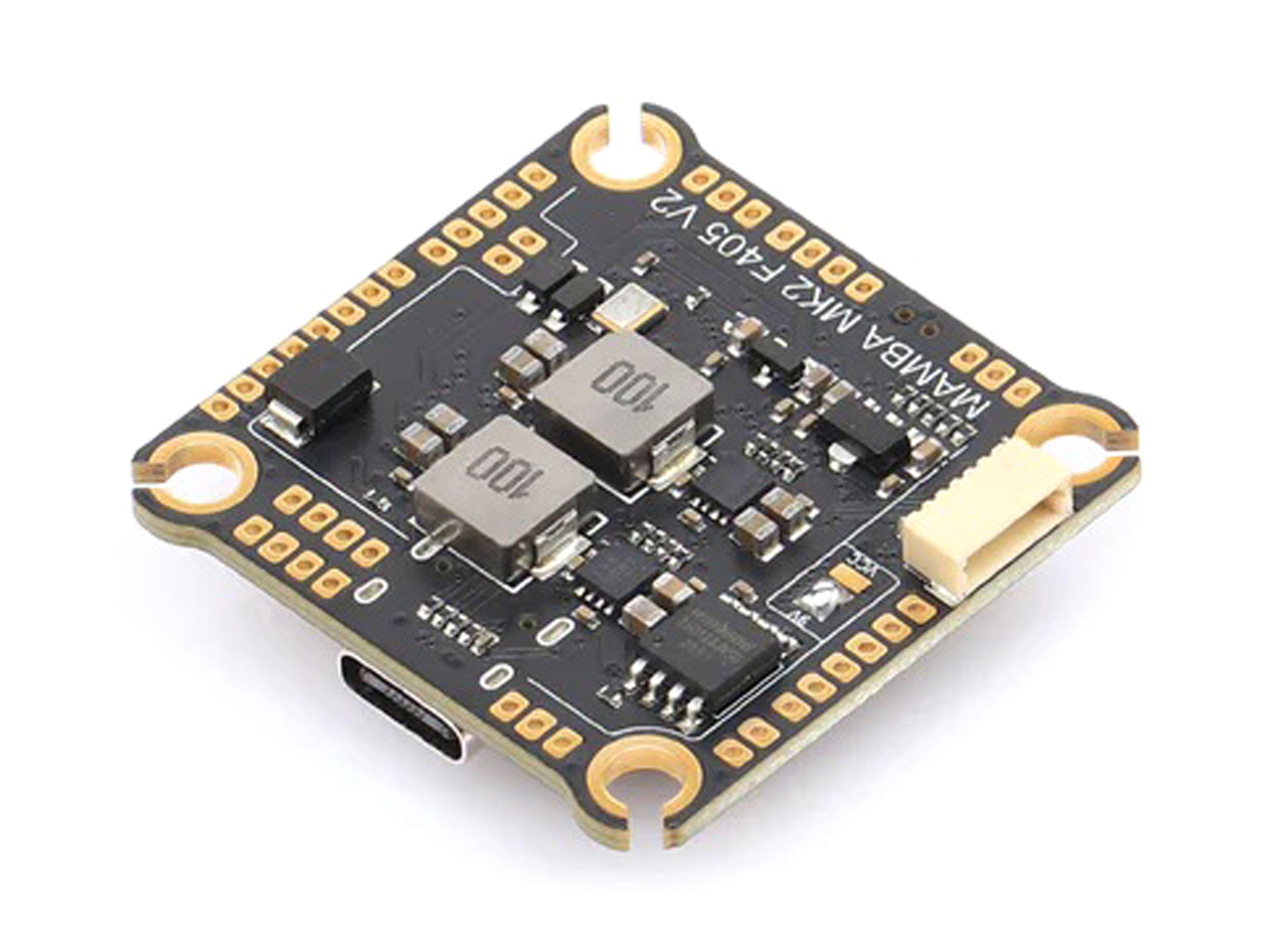 Diatone Mamba F405 MK2 V2 (польотний контролер F4 + регулятор 4в1 F75A) (світлина #4)