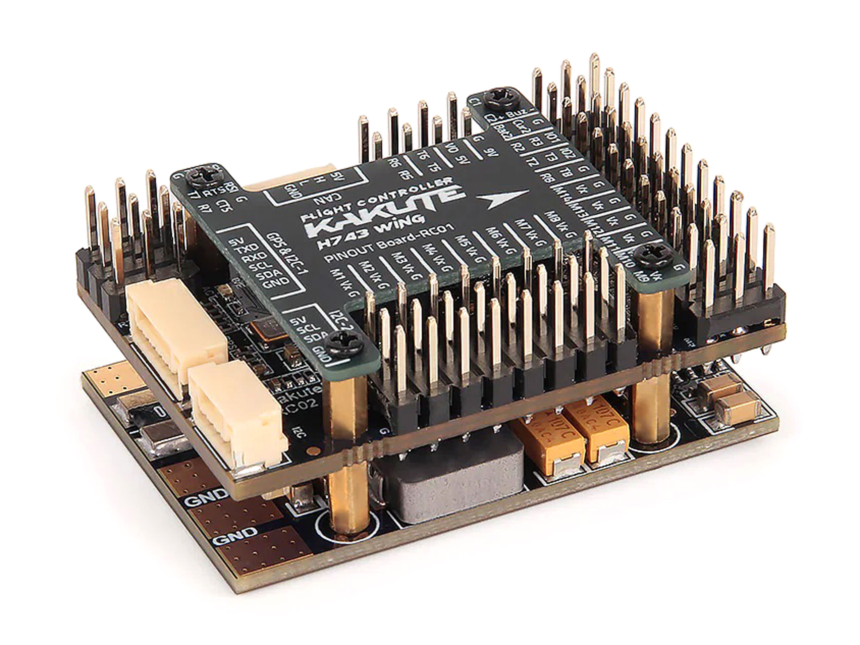 Польотний контролер Holybro Kakute H743-Wing + GPS-модуль Micro M10 (світлина #2)