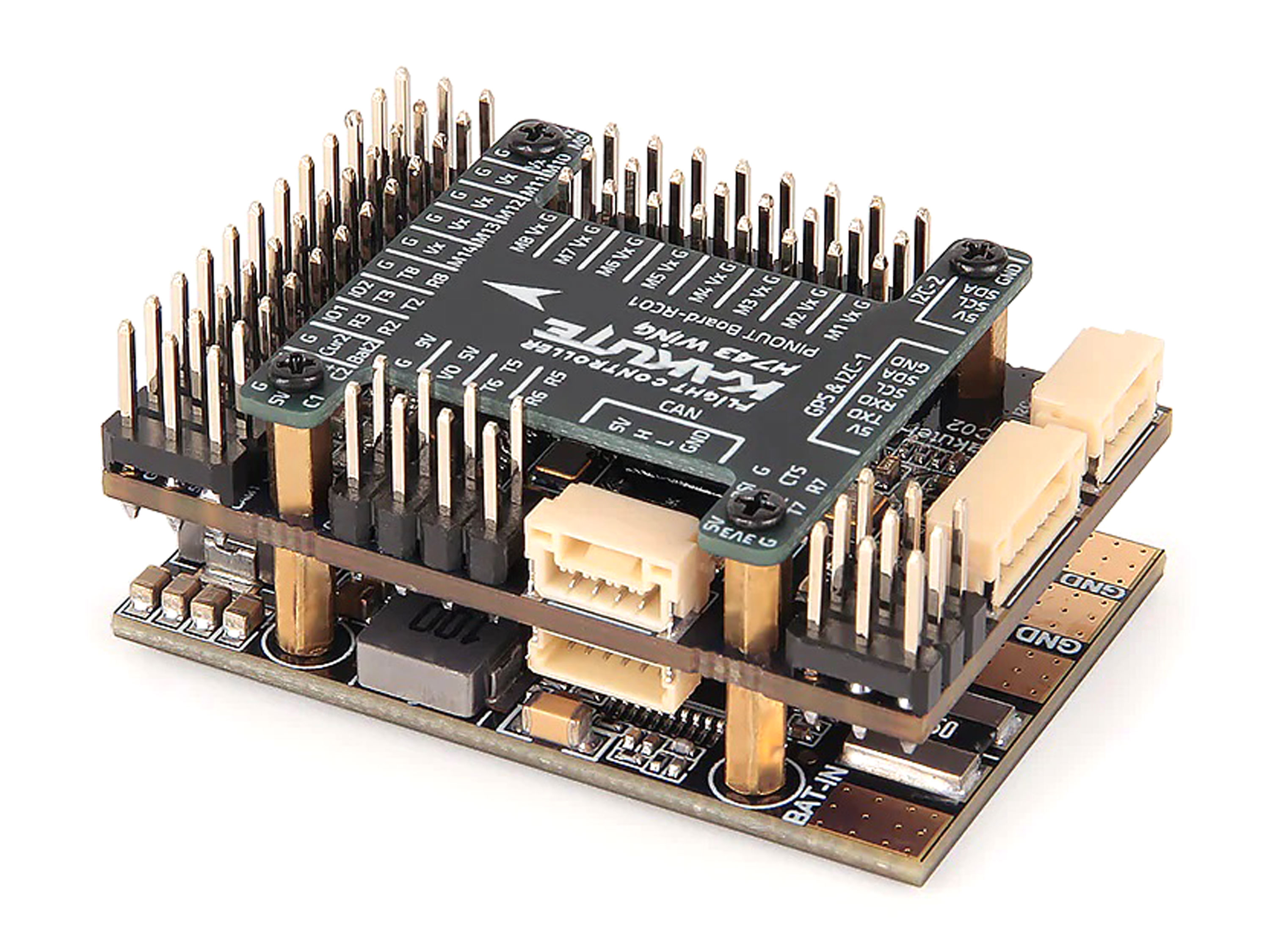 Польотний контролер Holybro Kakute H743-Wing + GPS-модуль Micro M10 (світлина #3)