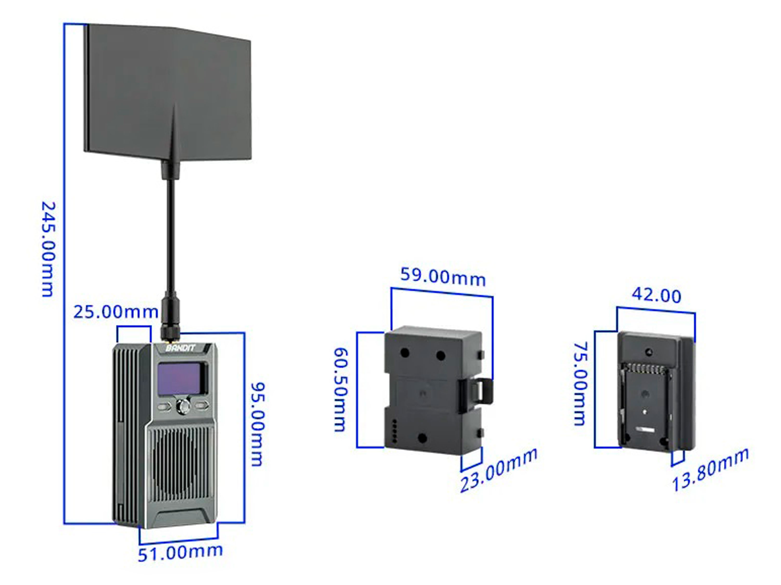 Передавальний модуль Radiomaster Bandit TX ELRS (915MHz) (світлина #6)