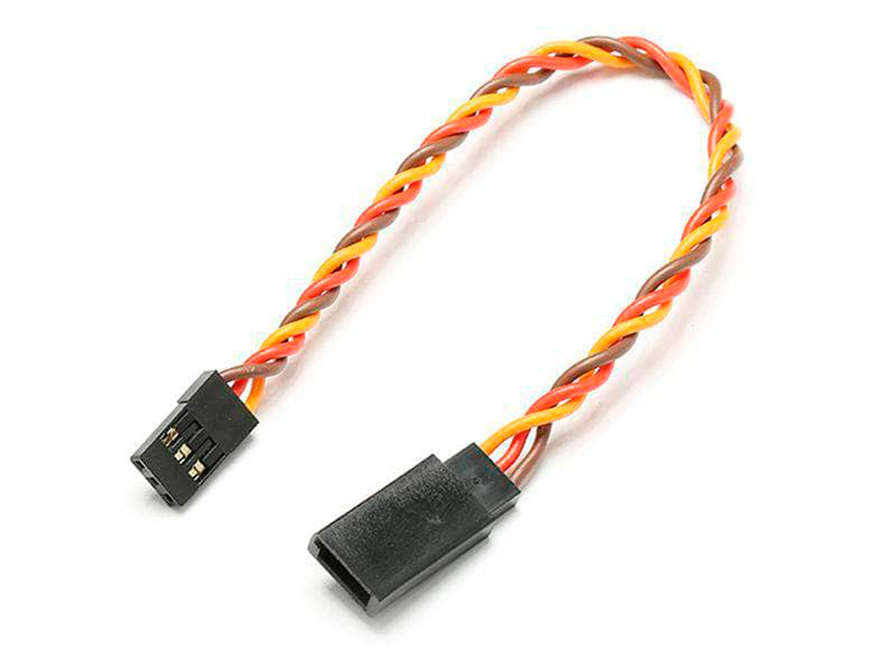 Подовжувач сплетений для сервомеханізмів JR 26AWG 10см  (світлина #1)