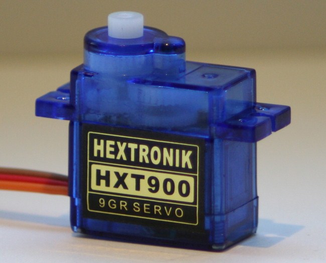 Сервомеханізм аналоговий HexTronik HXT900 9.0g/1.6kg/0.12sec (4.8В) (світлина #1)