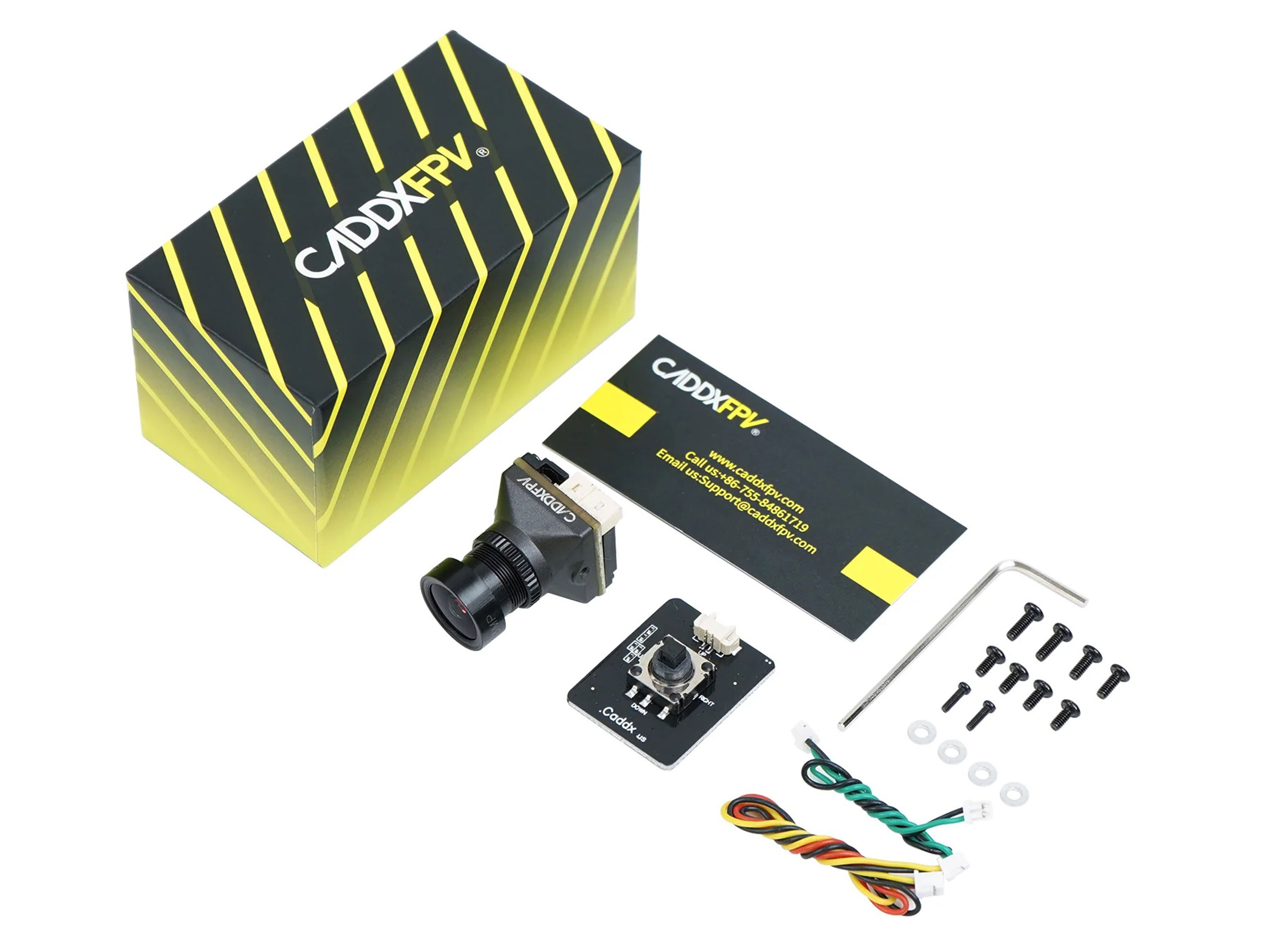 Камера Caddx Ratel Pro FPV 1500TVL 2.8мм (чорна) (світлина #5)