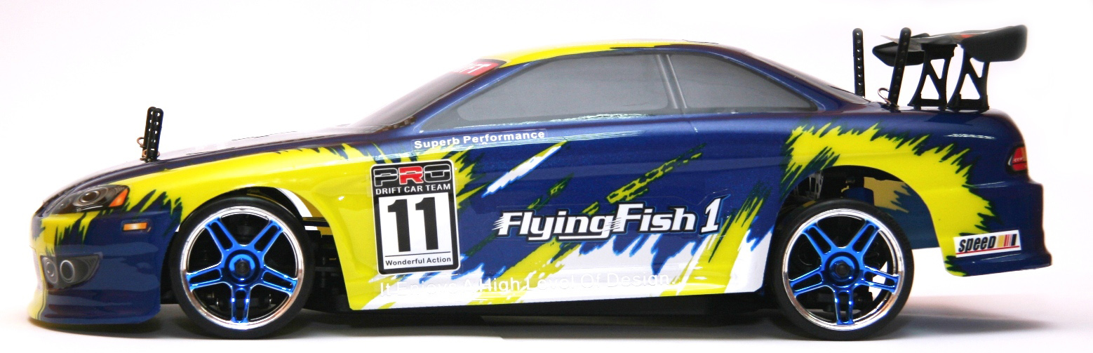 Автомодель для дріфту 1/10 Himoto Flying Fish HI4123BL RTR (світлина #8)