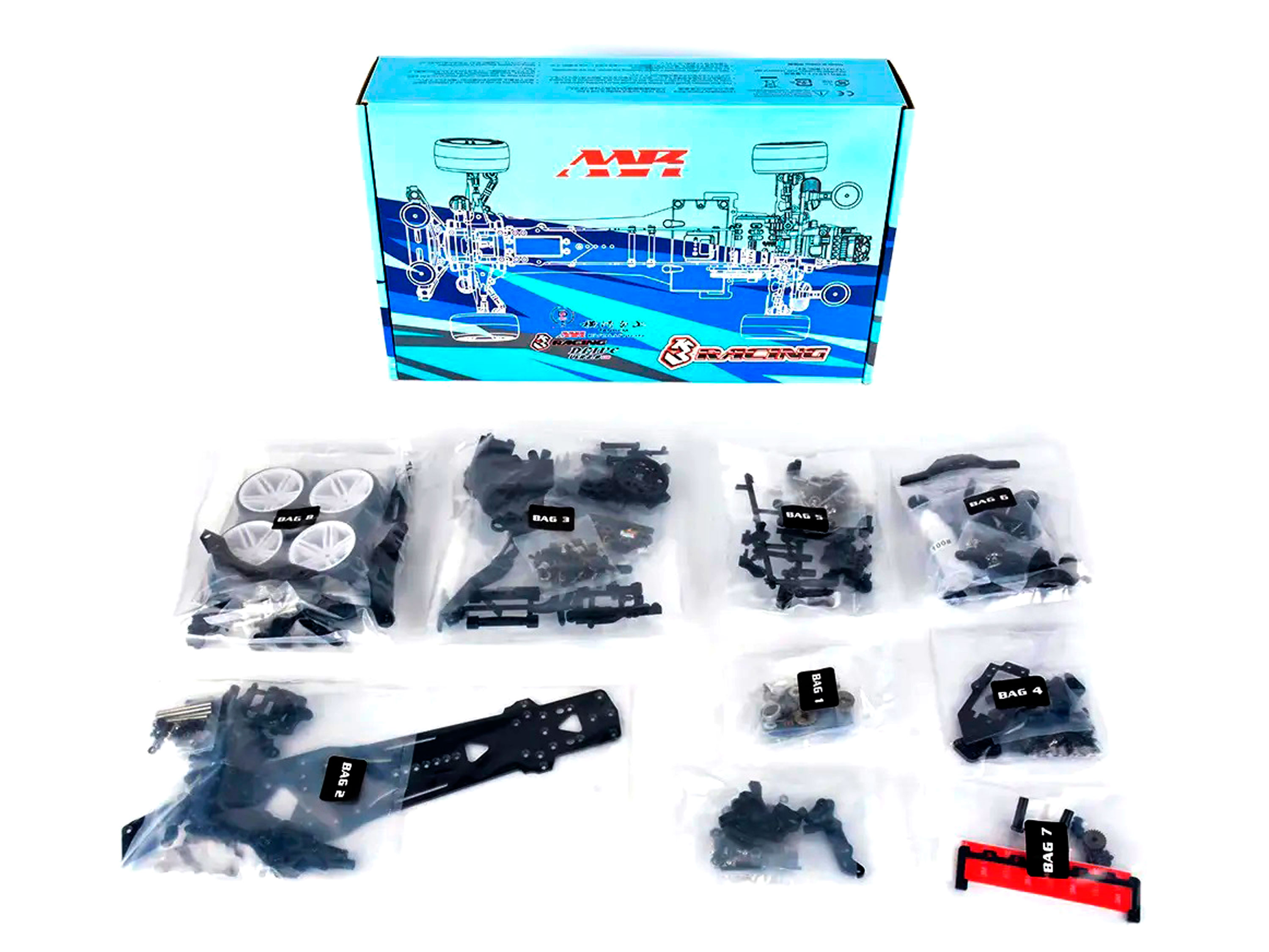 Комплект шасі для дріфту 3Racing Sakura D5 MRS Evo 2.0 1/10 (KIT) (світлина #10)