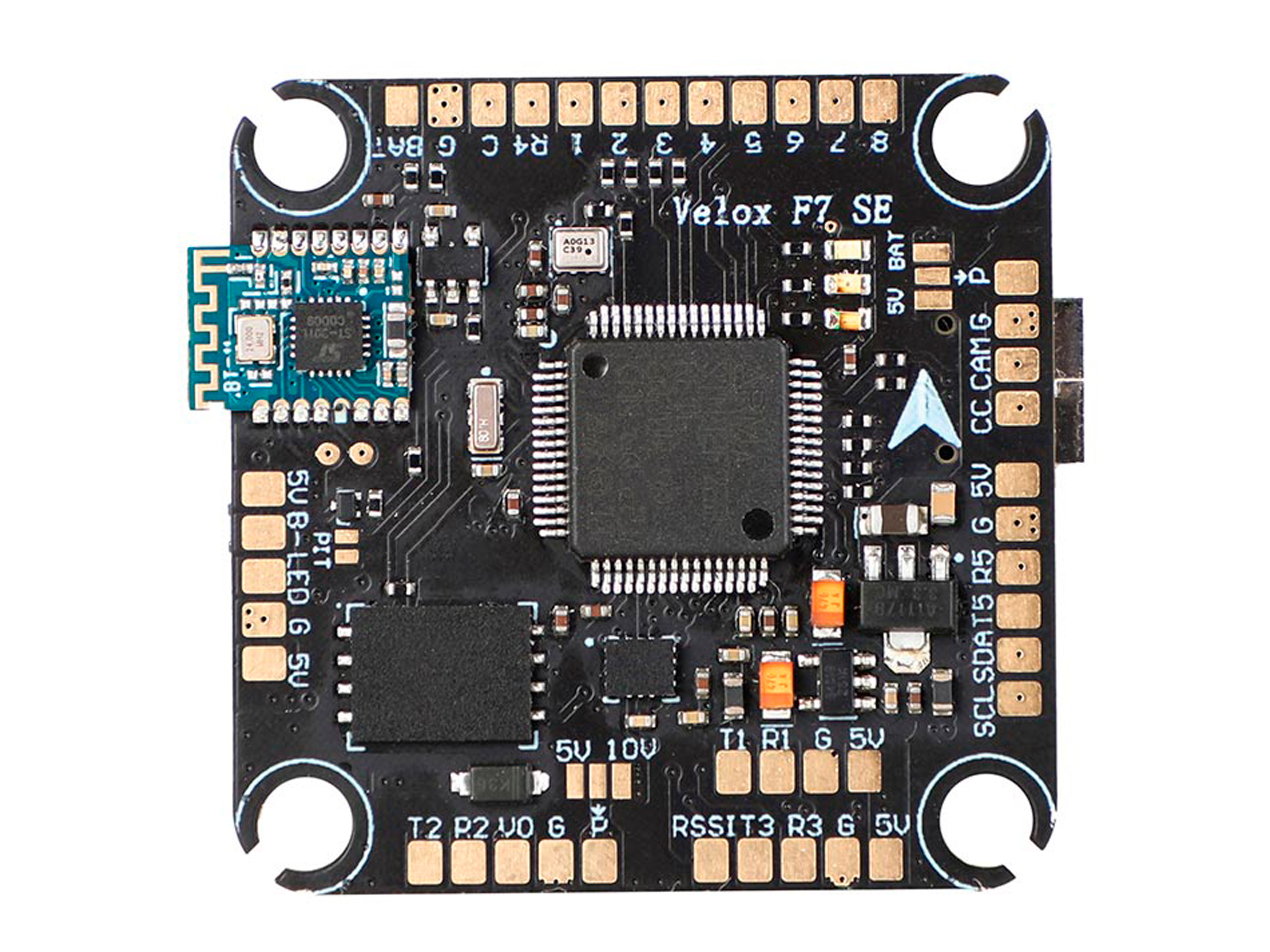 T-Motor Velox F722 SE (польотний контролер F7 + регулятор 4в1 V50A) (світлина #2)