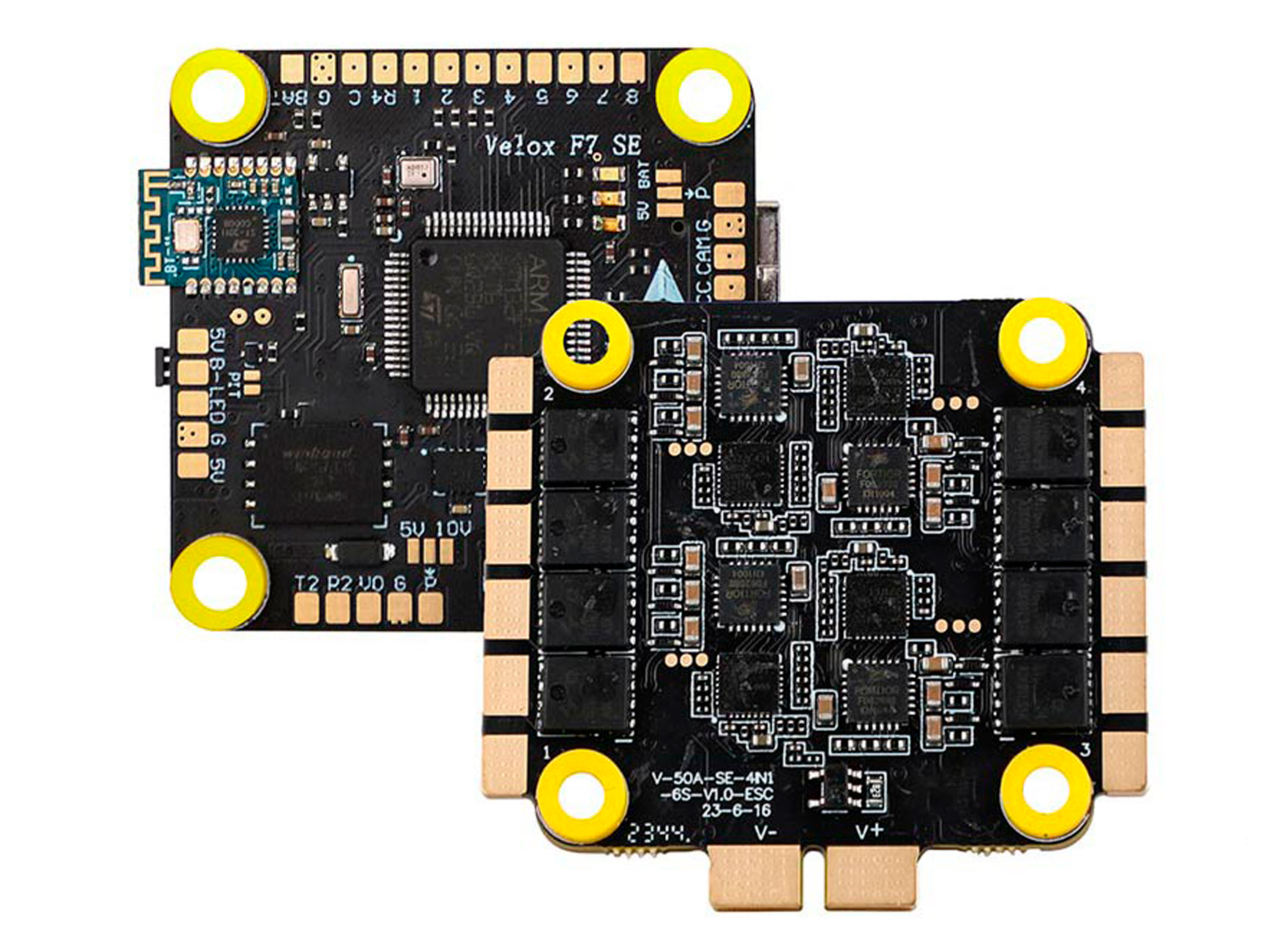 T-Motor Velox F722 SE (польотний контролер F7 + регулятор 4в1 V50A) (світлина #4)
