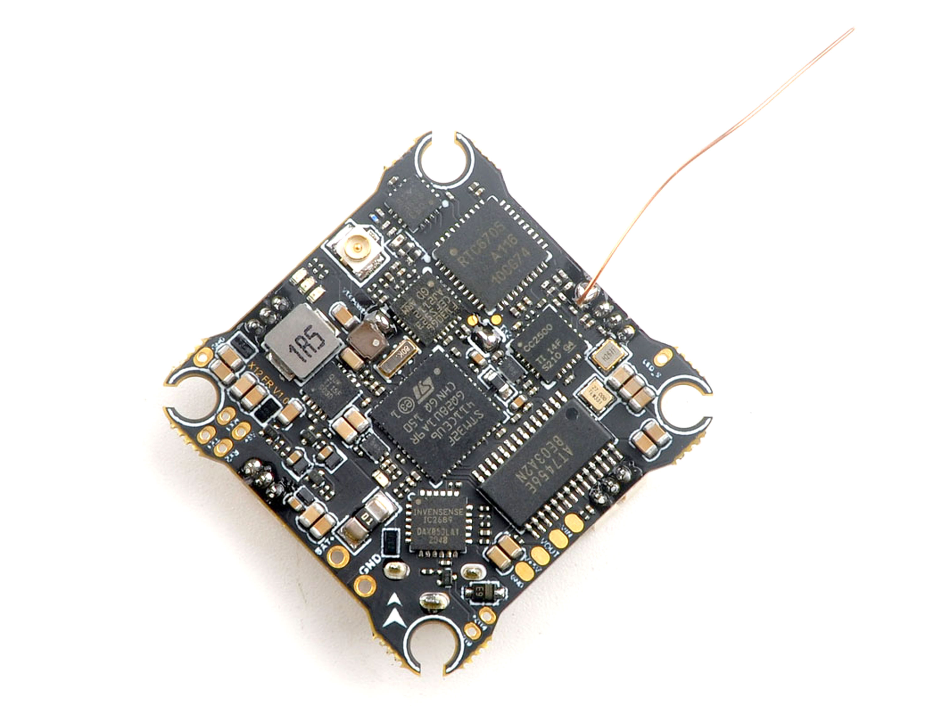 Польотний контролер Happymodel X12 AIO F4 12A 5.8ГГц (FrSky D8/D16) (світлина #2)