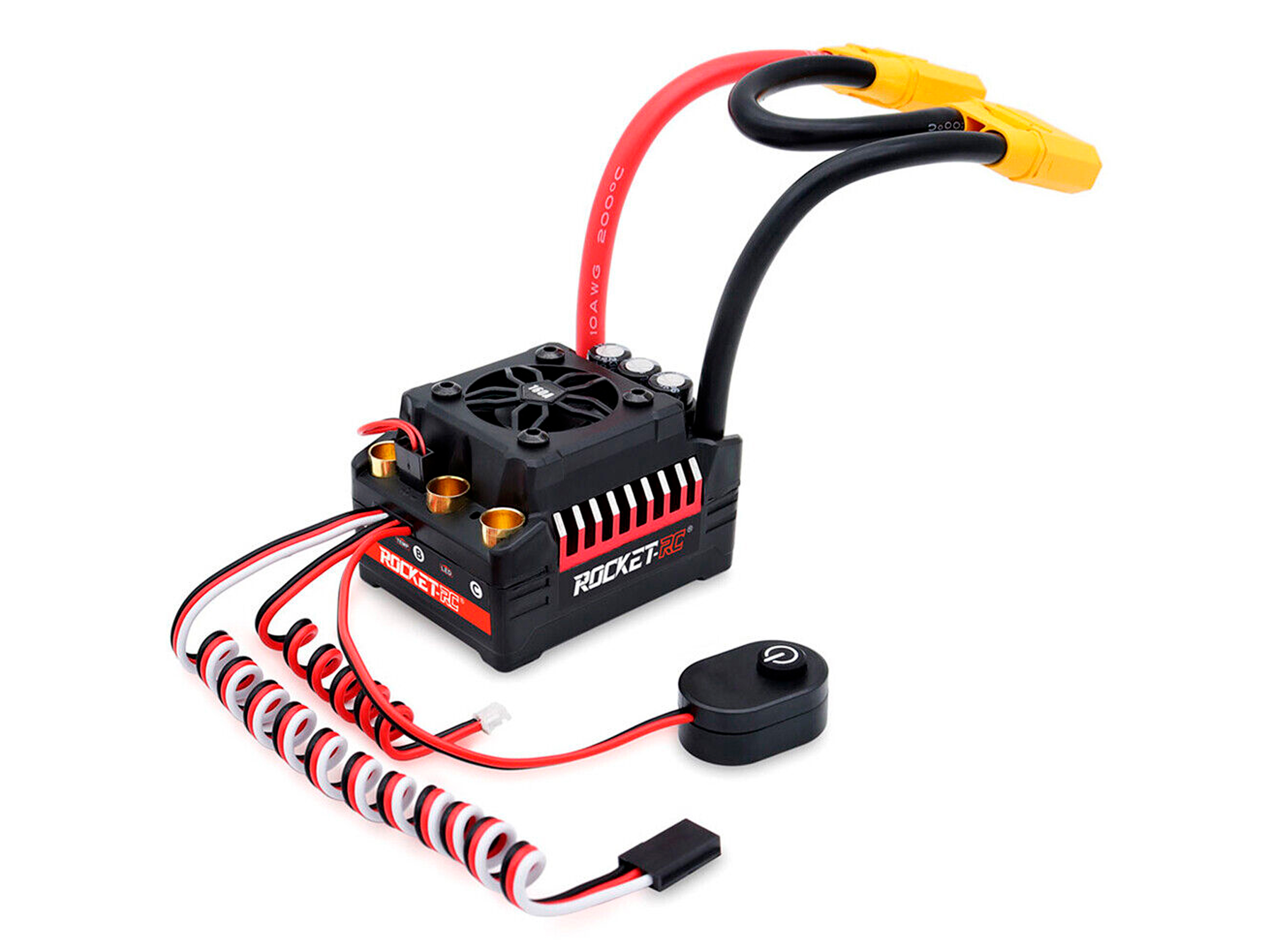 Регулятор безколекторний Surpass Hobby Rocket V2 Supersonic 160A (XT90 x2) (світлина #2)