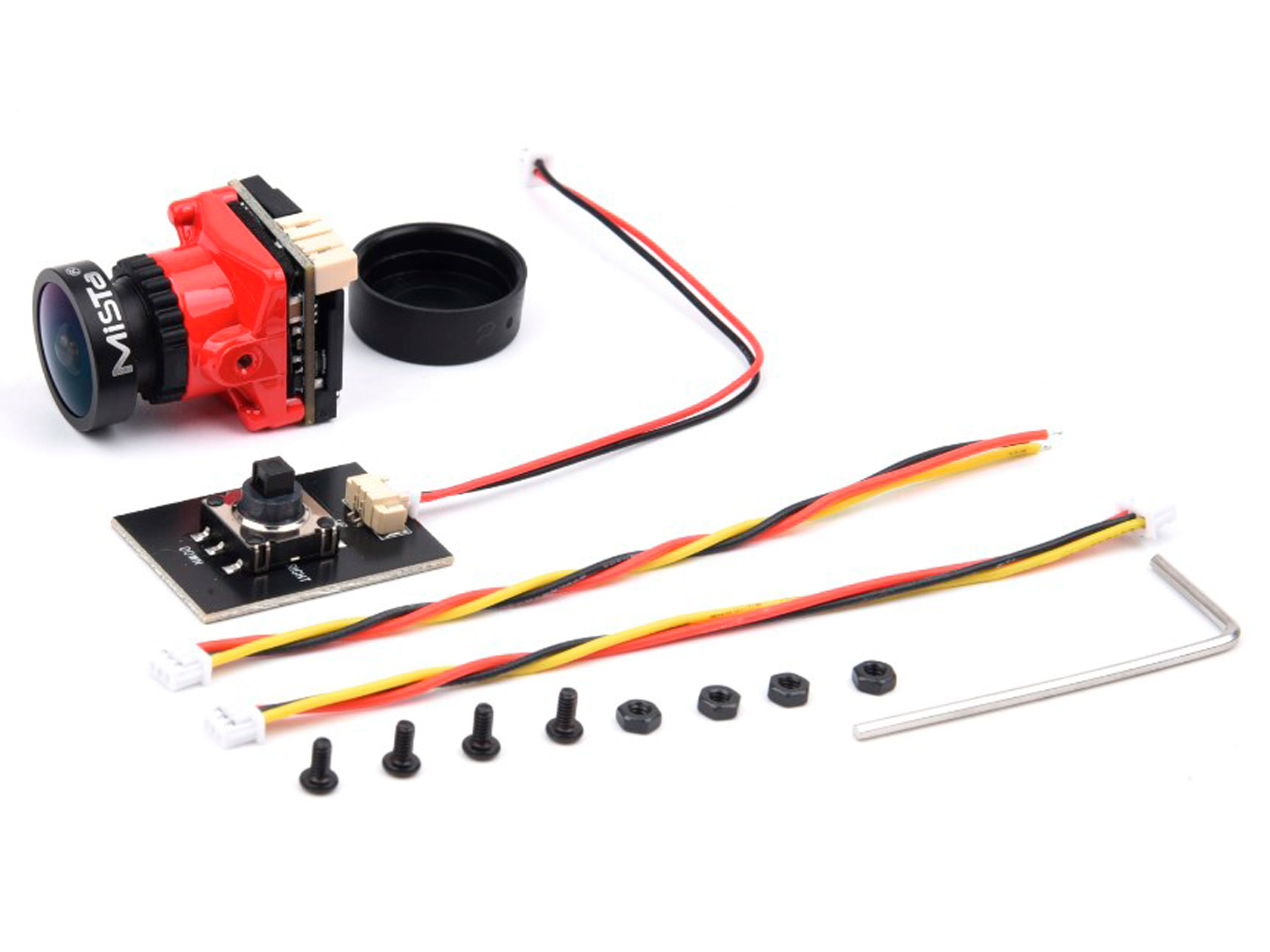 Камера Mista Ratel FPV 2000TVL 2.1мм (червона) (світлина #2)