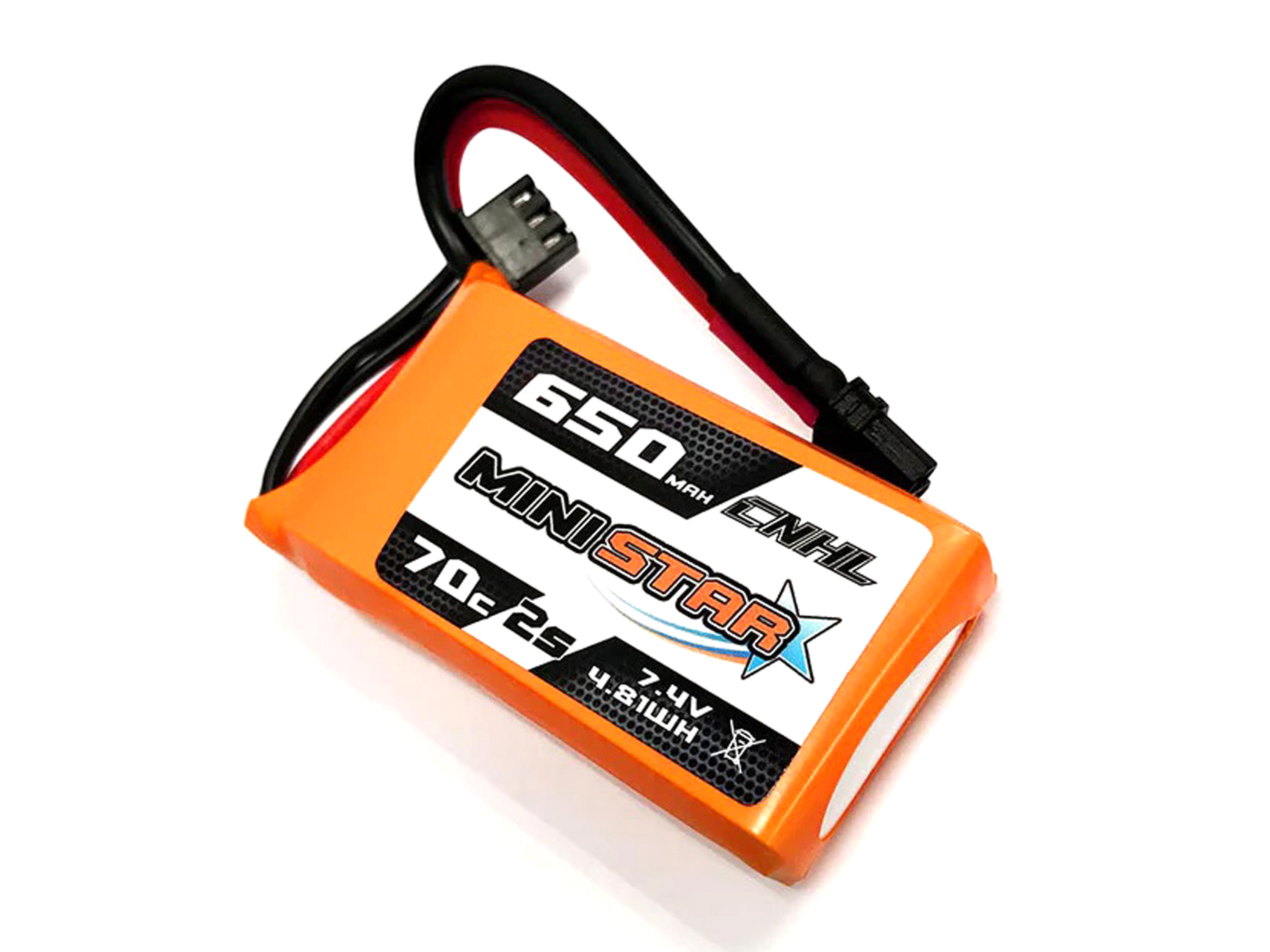 Акумулятор CNHL MiniStar 650mAh 2S 70C (світлина #3)