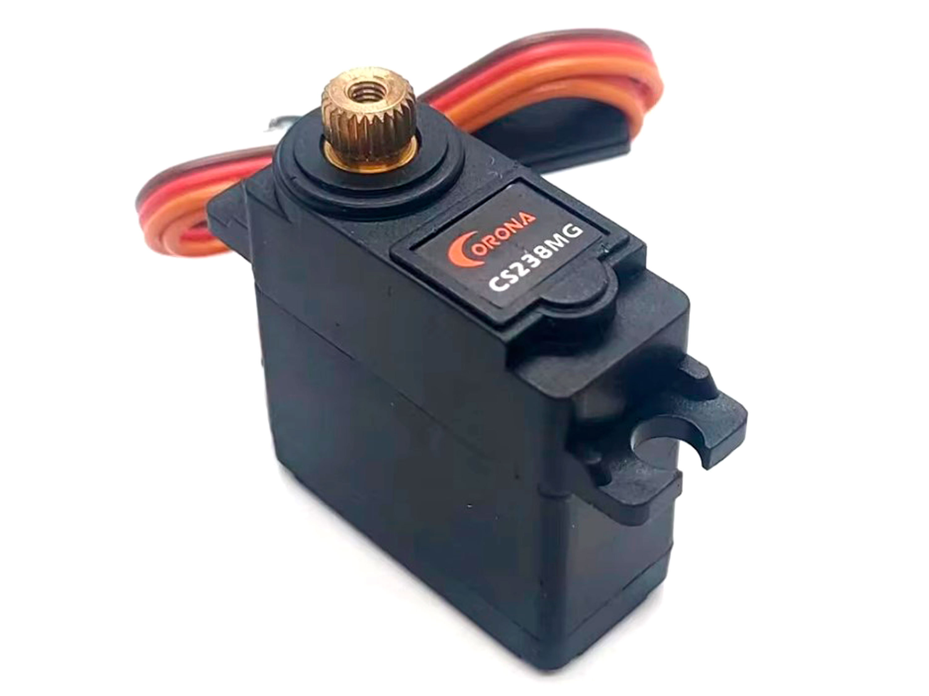 Сервомеханізм аналоговий Corona CS238MG 22g/4kg/0.15sec (4.8В) (світлина #1)