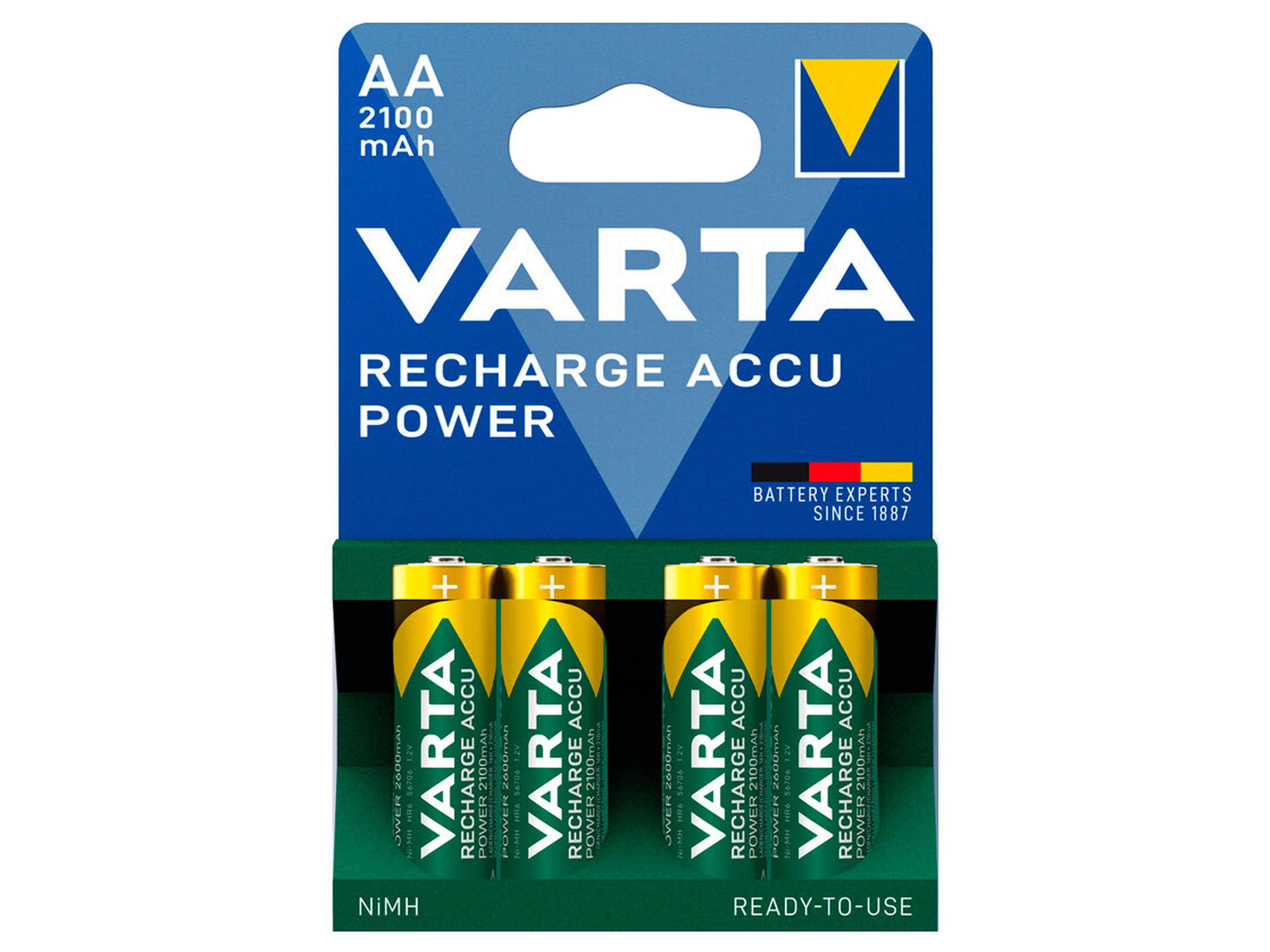 Акумулятор Varta Accu Power AA 2100mAh NiMH (світлина #2)