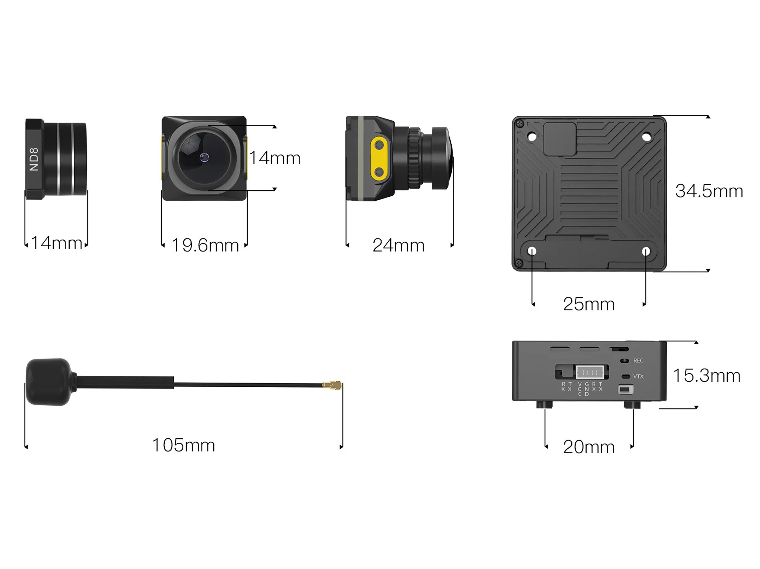 Цифрова відеосистема Walksnail Moonlight 4K Kit (світлина #5)