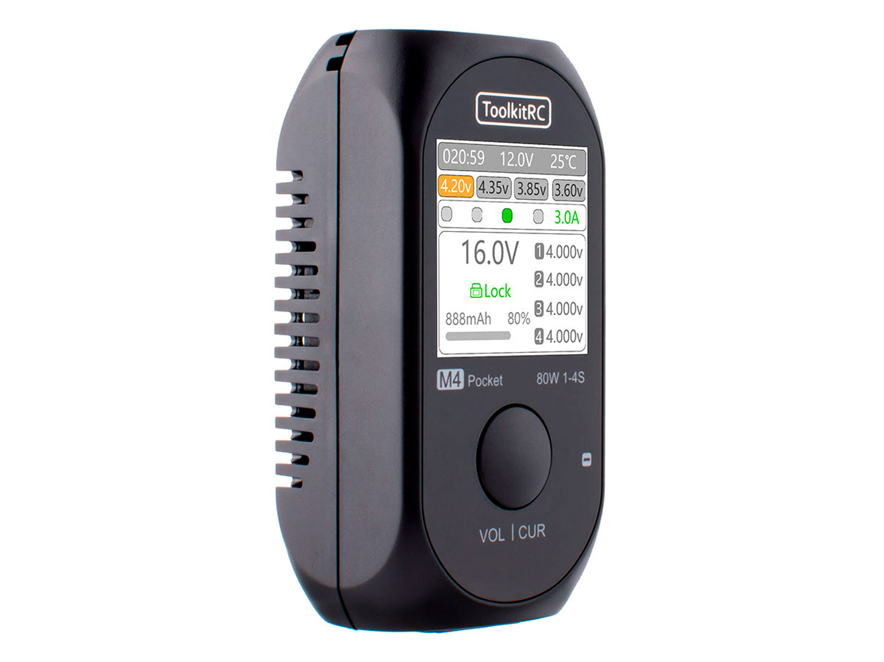 Зарядний пристрій ToolkitRC M4 Pocket 80W 5A (XT30/XT60) (світлина #2)