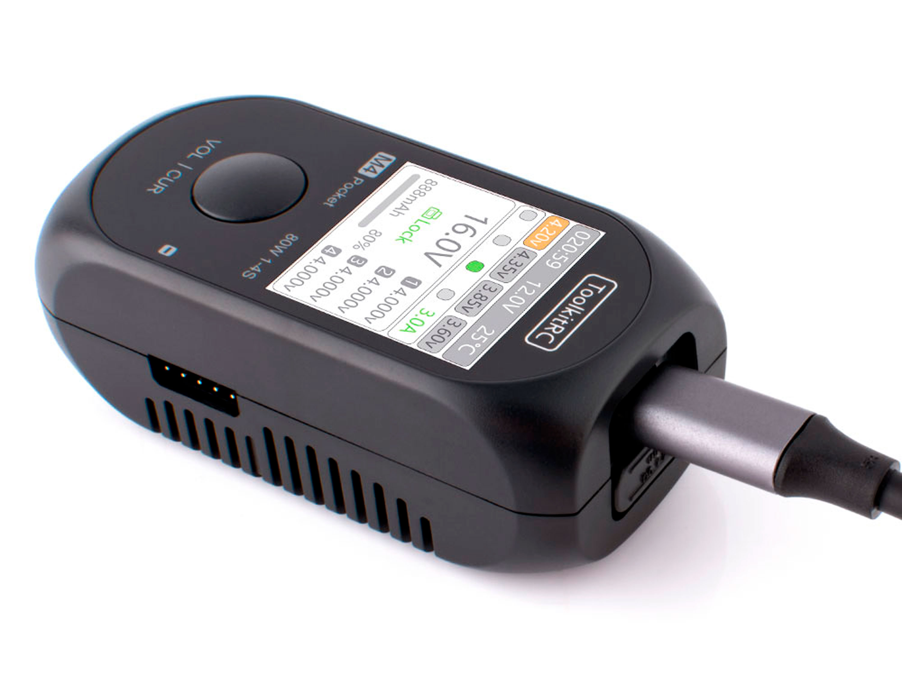 Зарядний пристрій ToolkitRC M4 Pocket 80W 5A (XT30/XT60) (світлина #6)