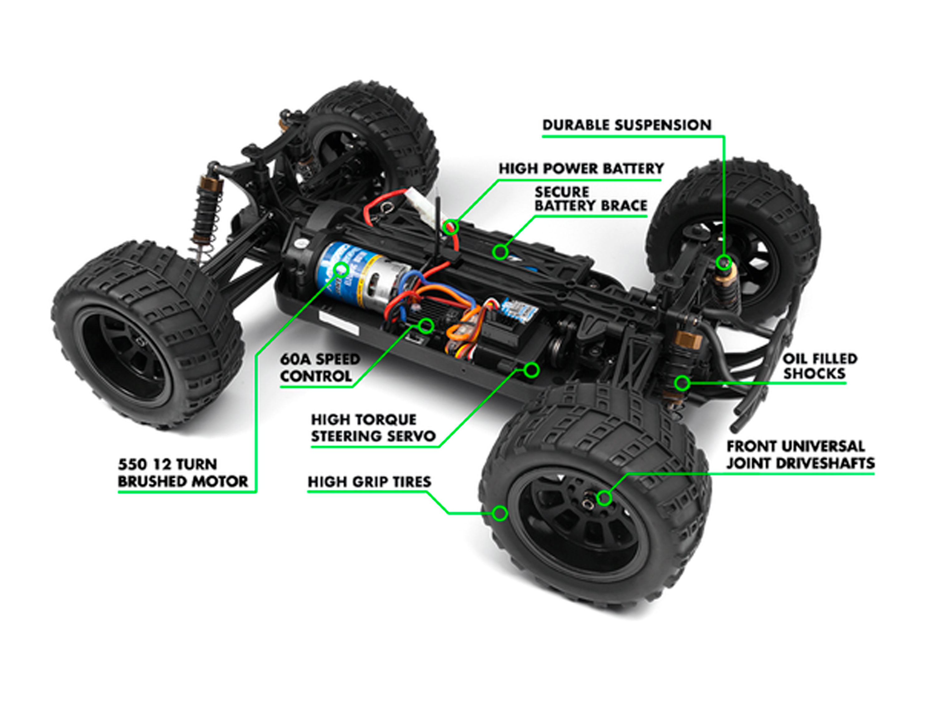 Автомодель траггі Maverick Phantom XТ 1/10 RTR #150600 (світлина #4)