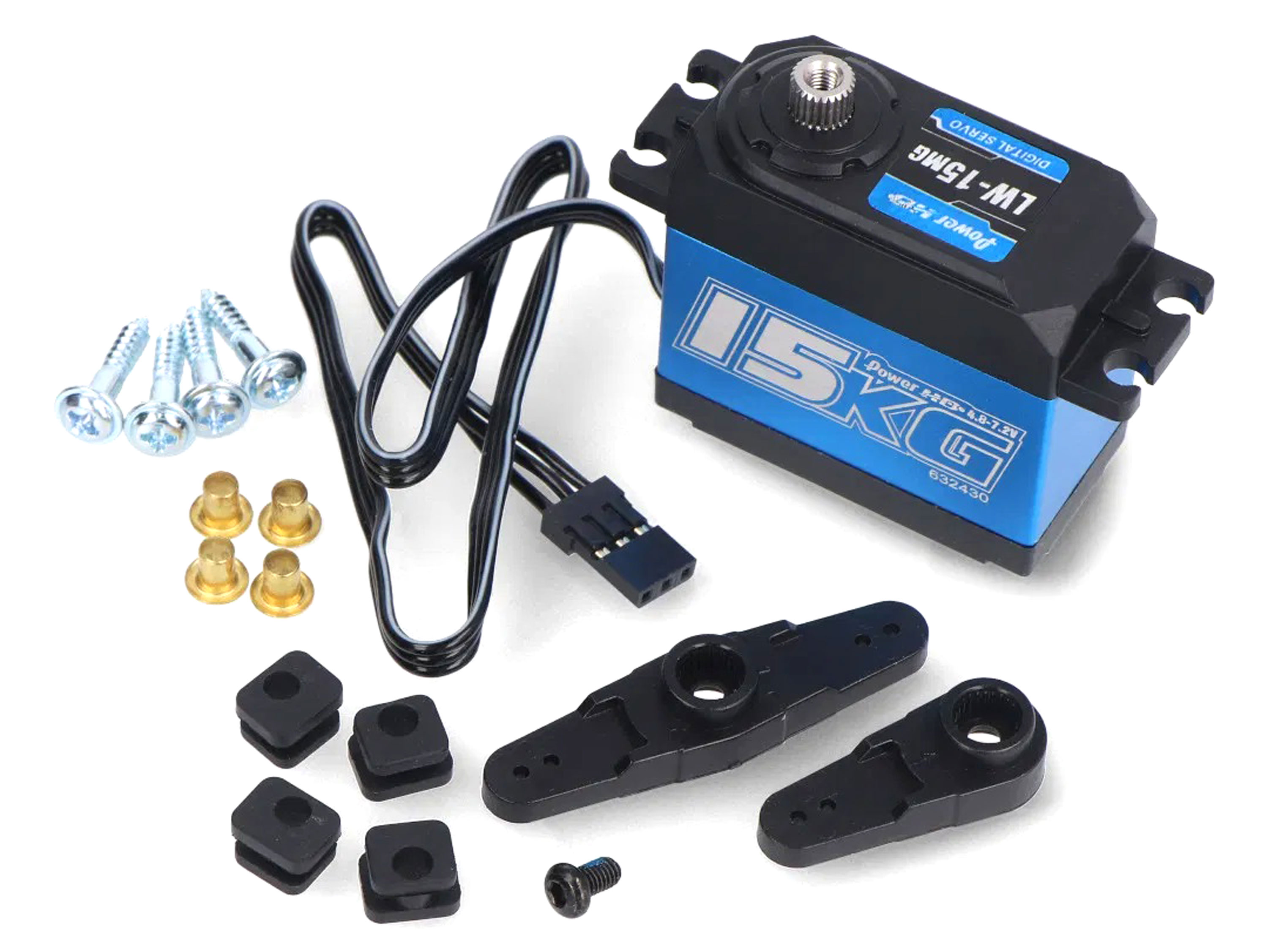 Сервомеханізм цифровий Power HD LW-15MG 62g/10kg/0.15sec (4.8В) (світлина #4)