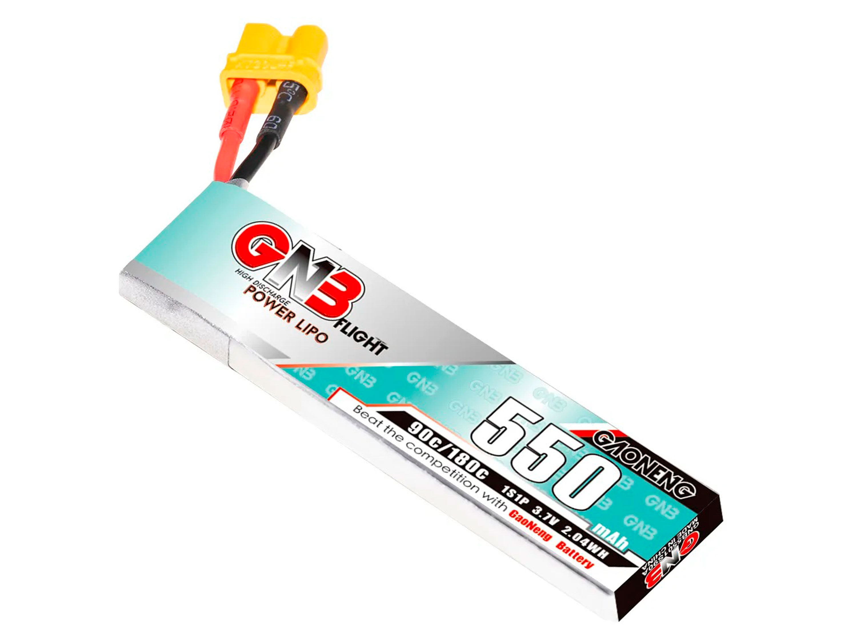 Акумулятор Gaoneng GNB XT30 550mAh 1S 90C (з дротом) (світлина #1)