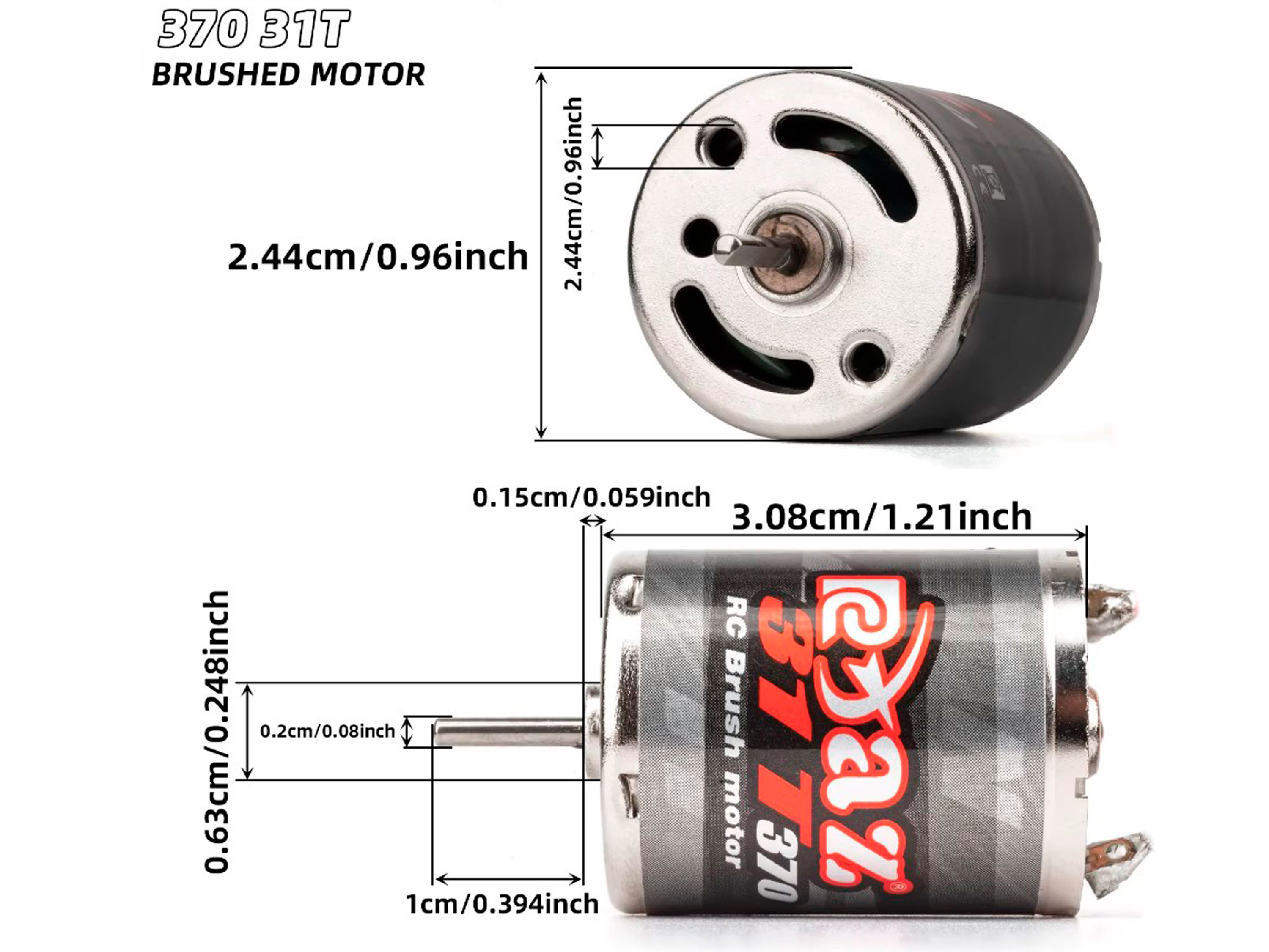 Двигун колекторний RCXAZ 370 31T (світлина #3)