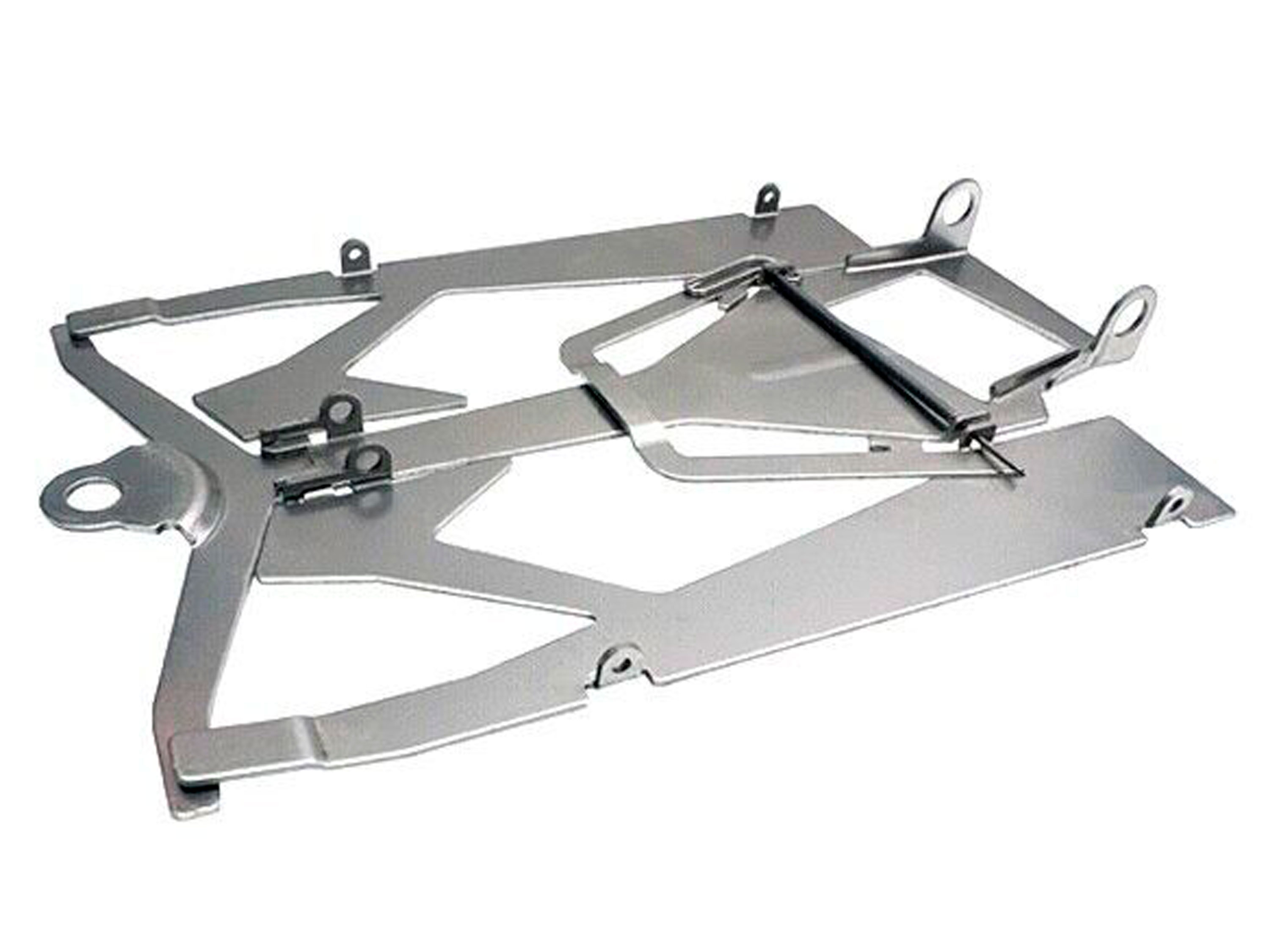 Шасі (рама) Mid-America Gemini для трасових автомоделей 1/24 (нікельоване) #216N (світлина #1)