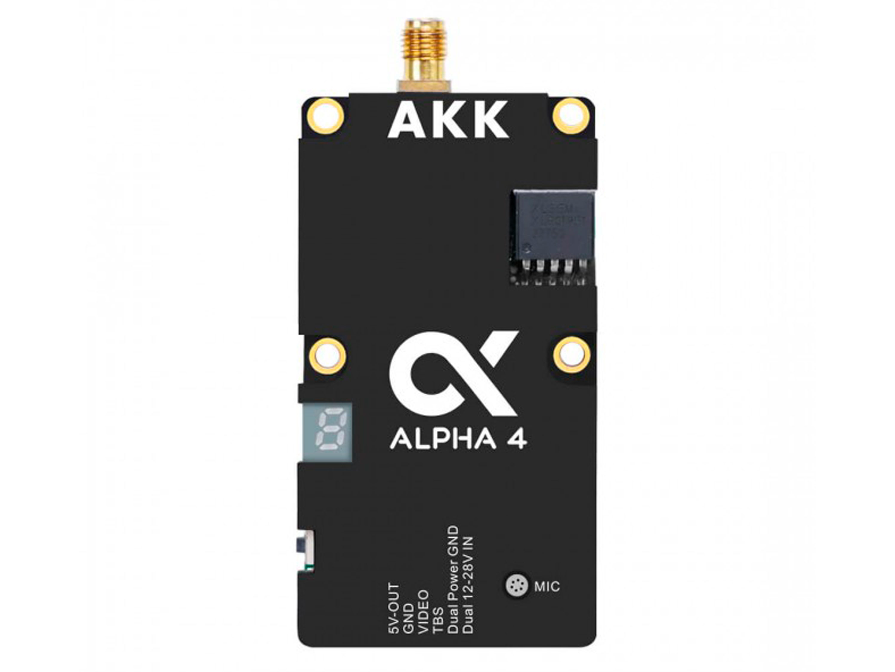 Відеопередавач AKK Alpha 4 4.9-5.8GHz 4W (80Ch) (світлина #3)