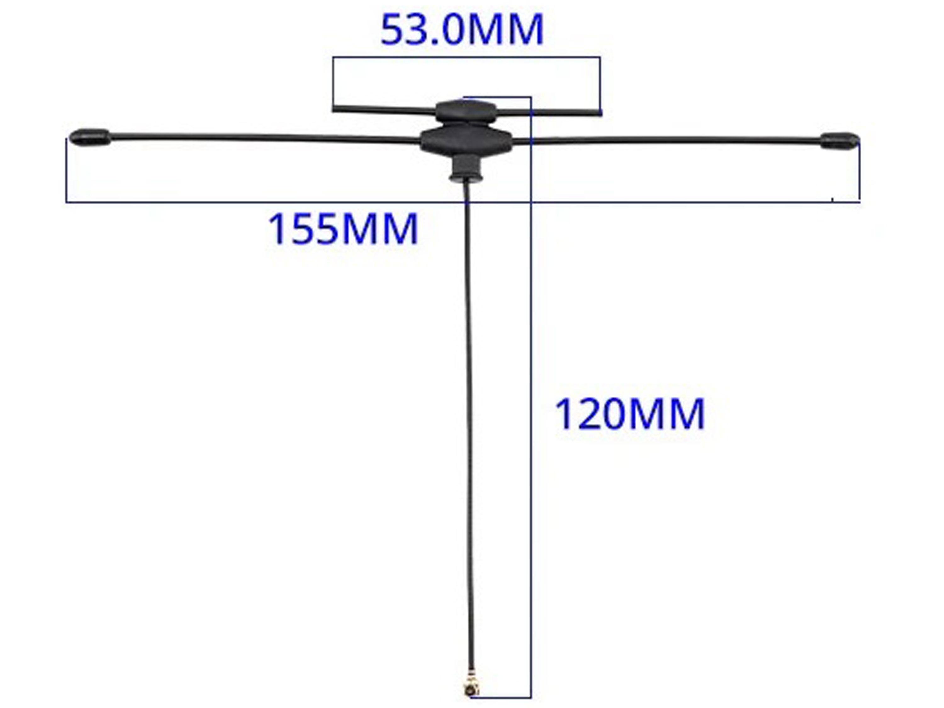 Антена Radiomaster Dual-Band T-Type UFL (2.4GHz/900MHz) (світлина #2)