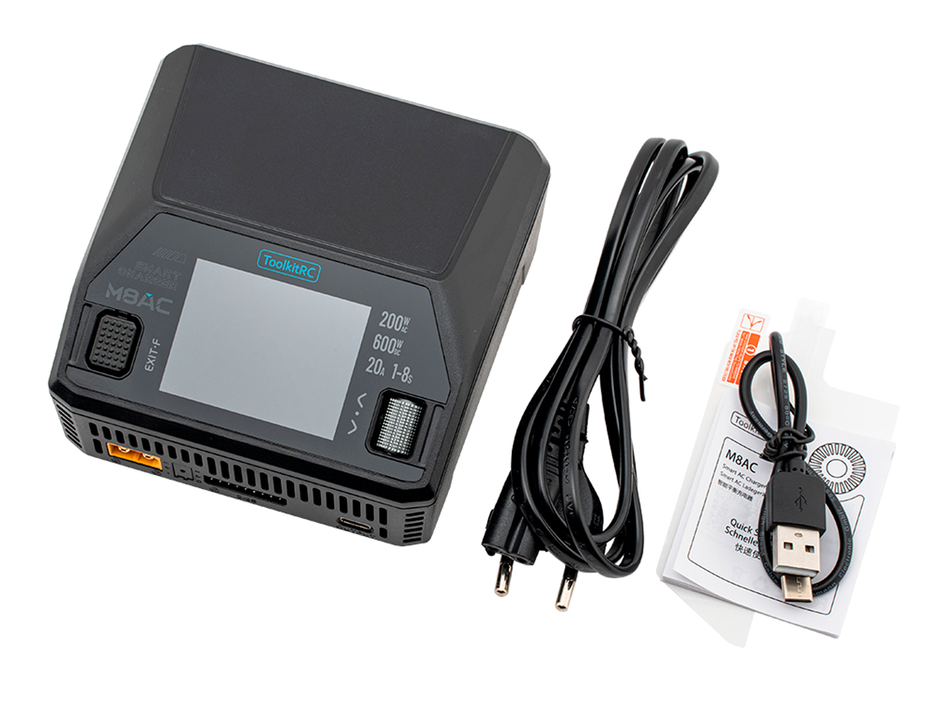 Зарядний пристрій ToolkitRC M8AC AC200W/DC600W 20A (світлина #5)
