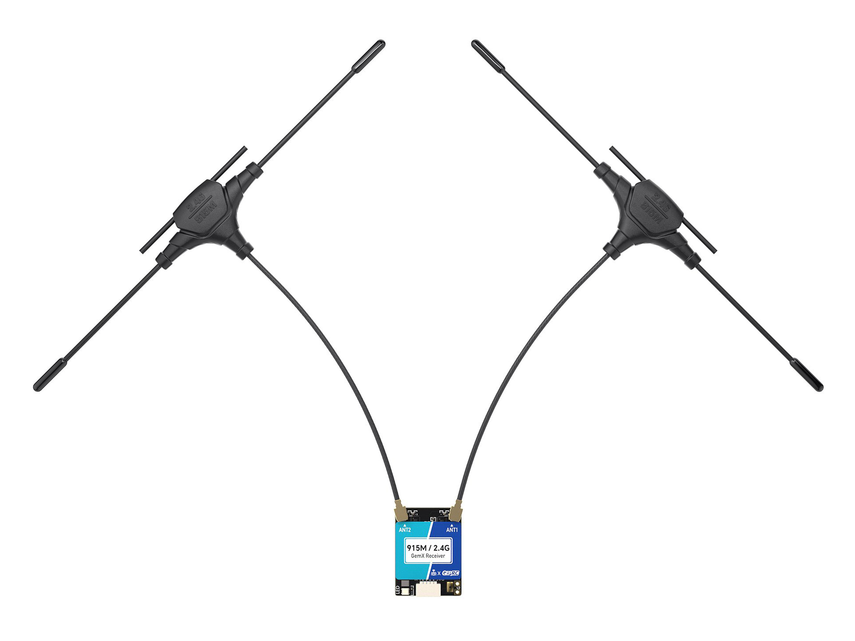 Приймач GEPRC Gemini Xrossband ELRS (2.4GHz/915MHz) (світлина #6)