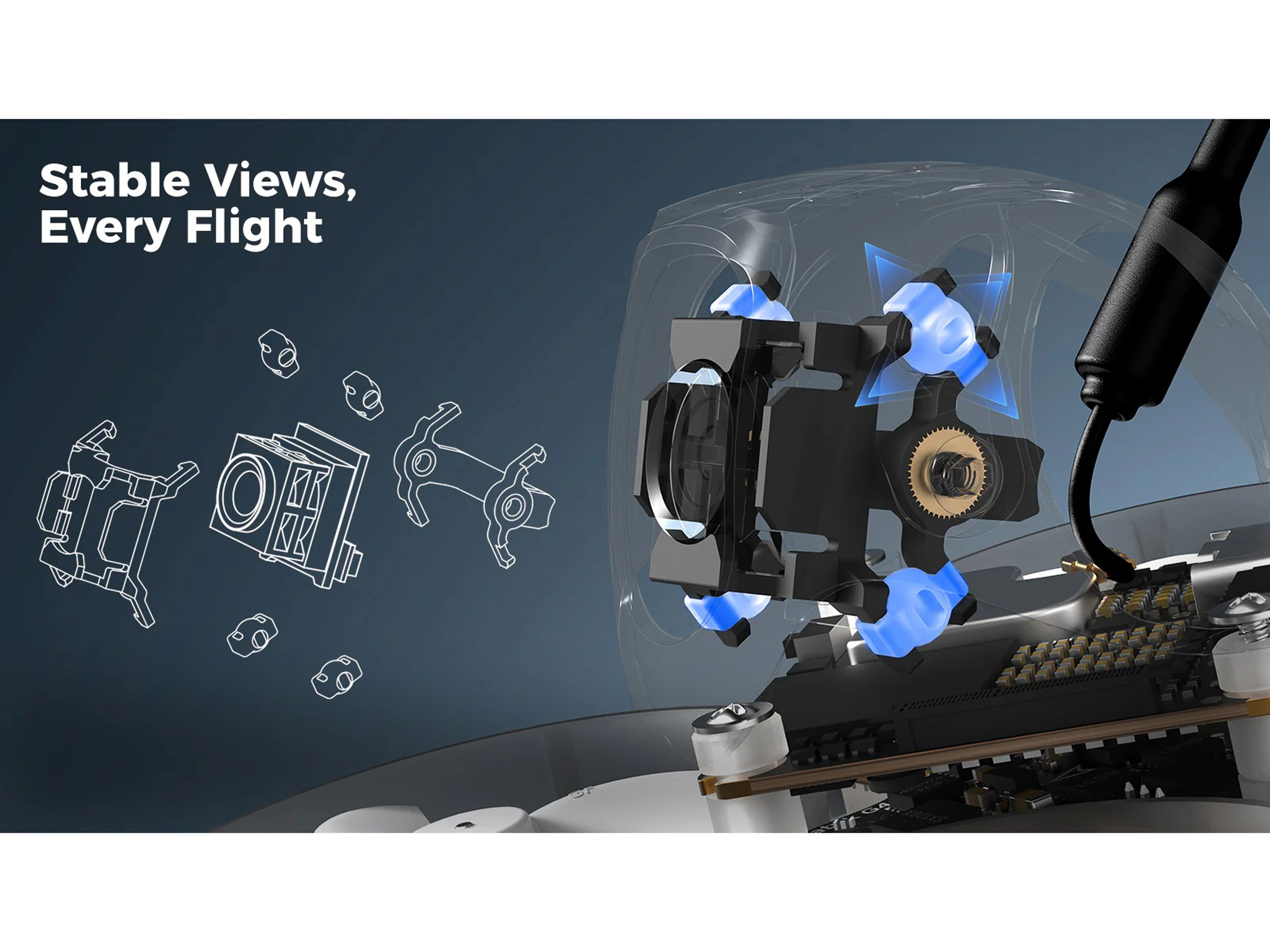 Канопа BetaFPV для DJI O4 Air Unit (Black) (світлина #6)