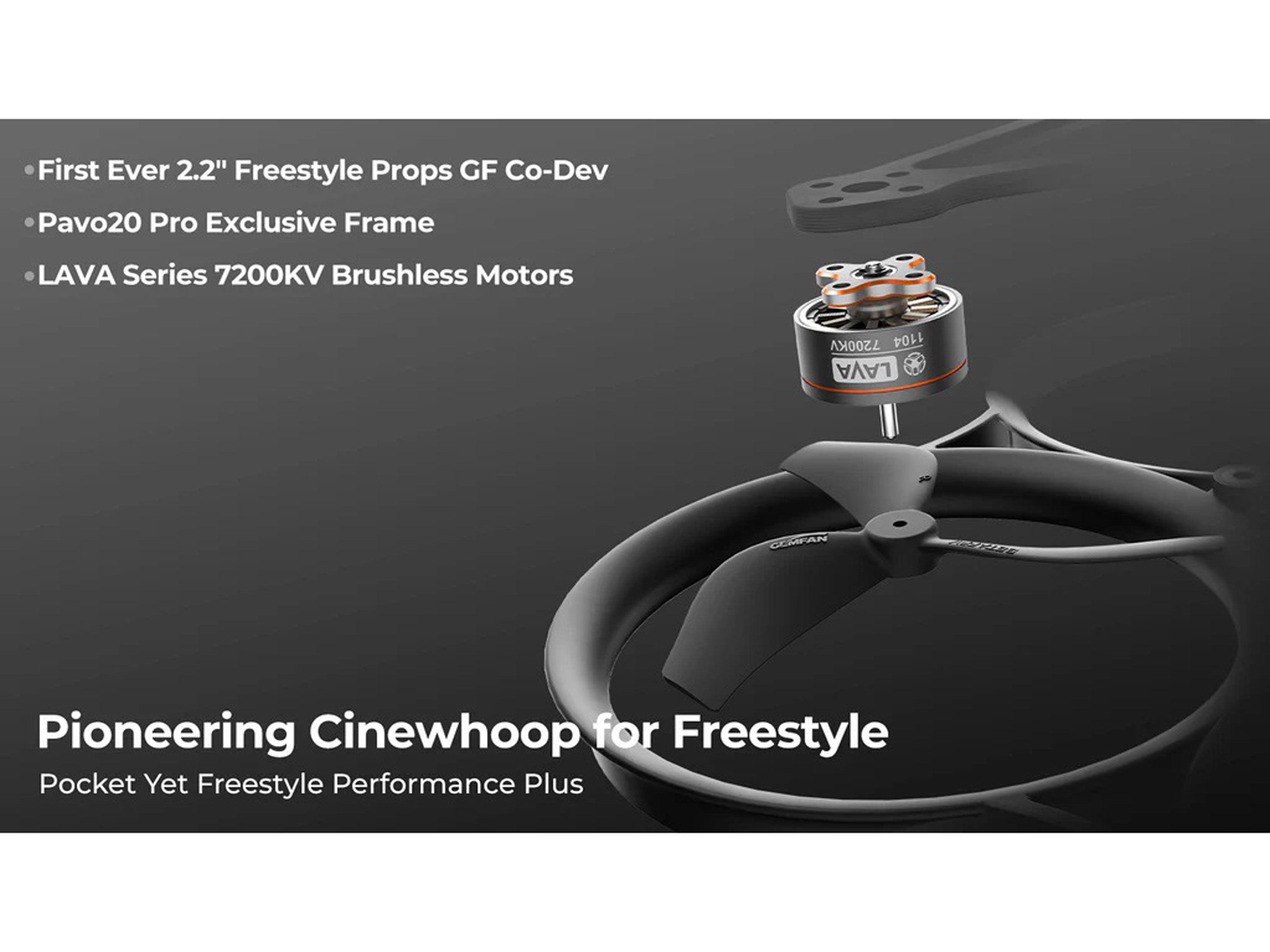 Комплект пропелерів Gemfan 2218 56мм (вал 1.5мм) (світлина #2)