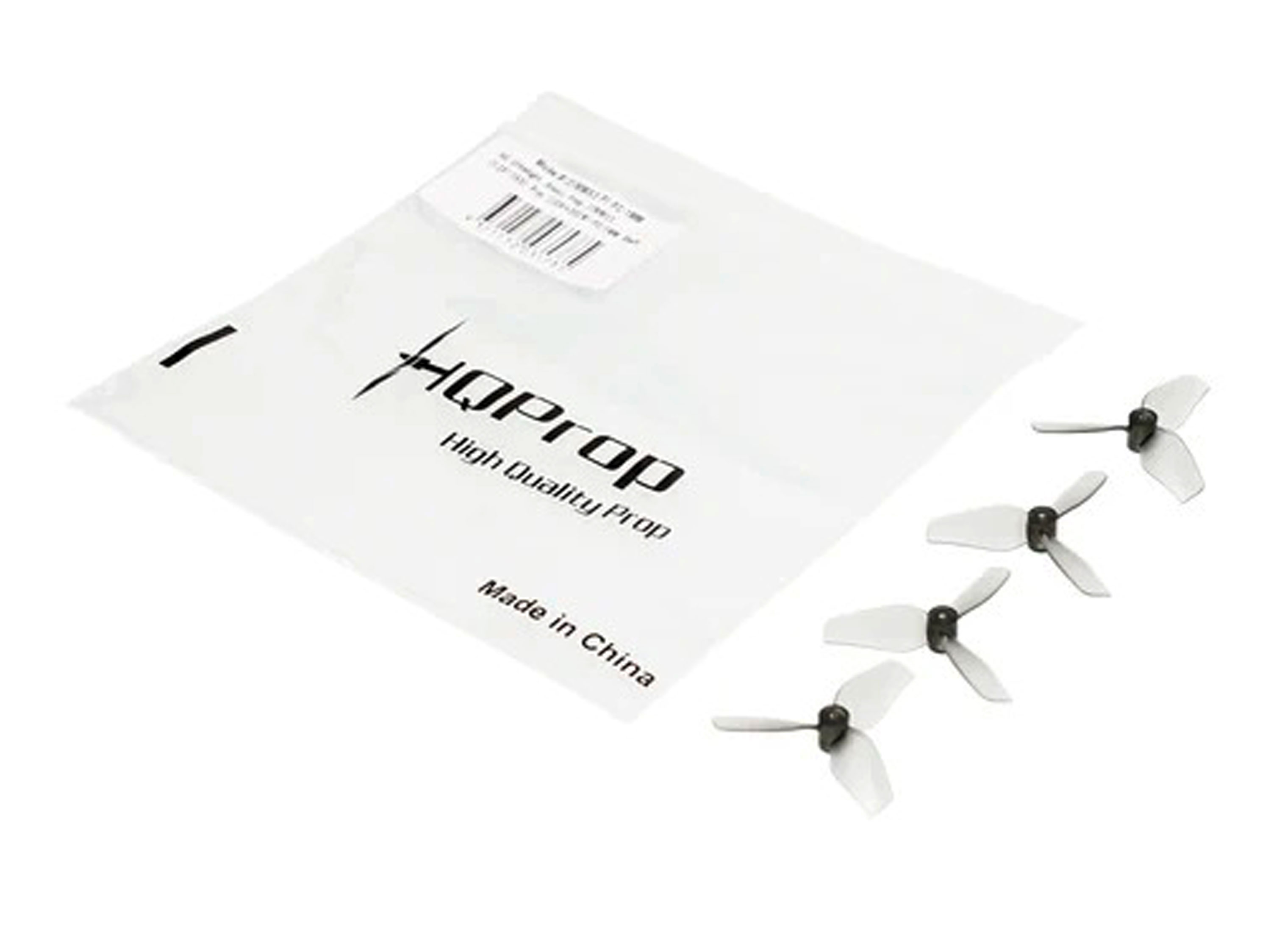 Комплект пропелерів HQProp 31мм-х3 Gray (вал 1.0мм) (світлина #2)