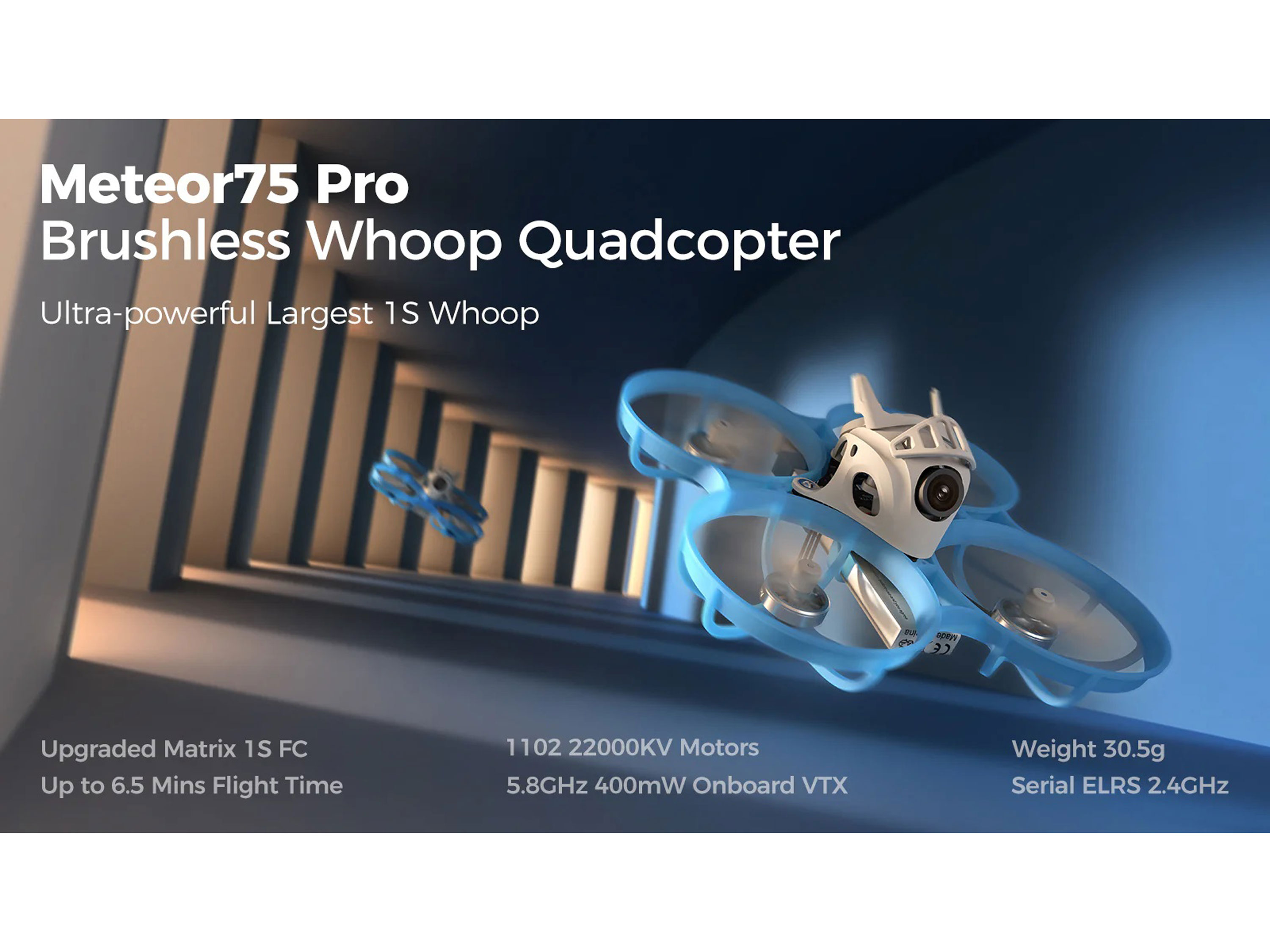 Квадрокоптер BetaFPV Meteor75 Pro Matrix (ELRS 2.4ГГц) (світлина #6)