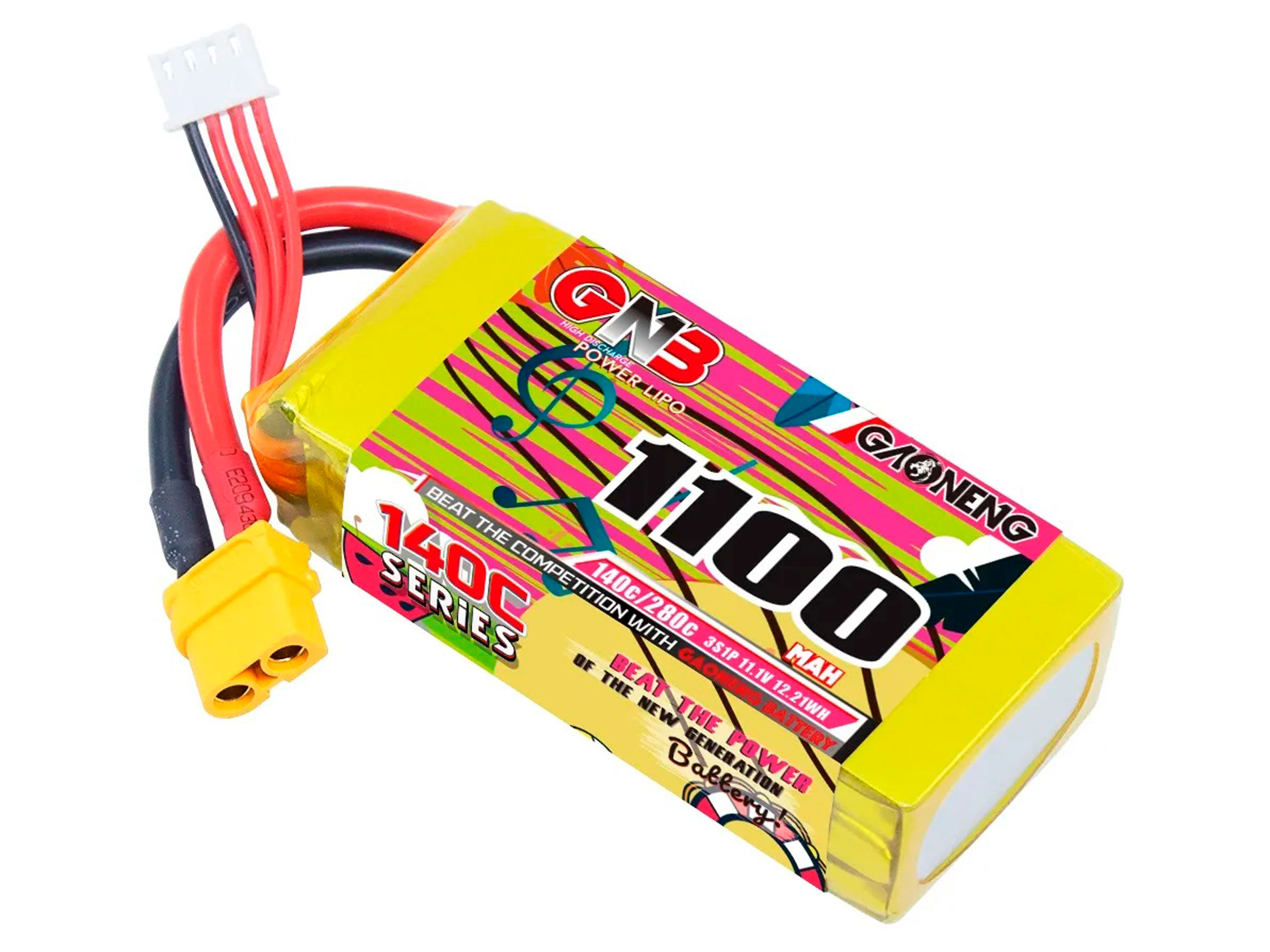 Акумулятор Gaoneng GNB 1100mAh 3S 140C (світлина #2)