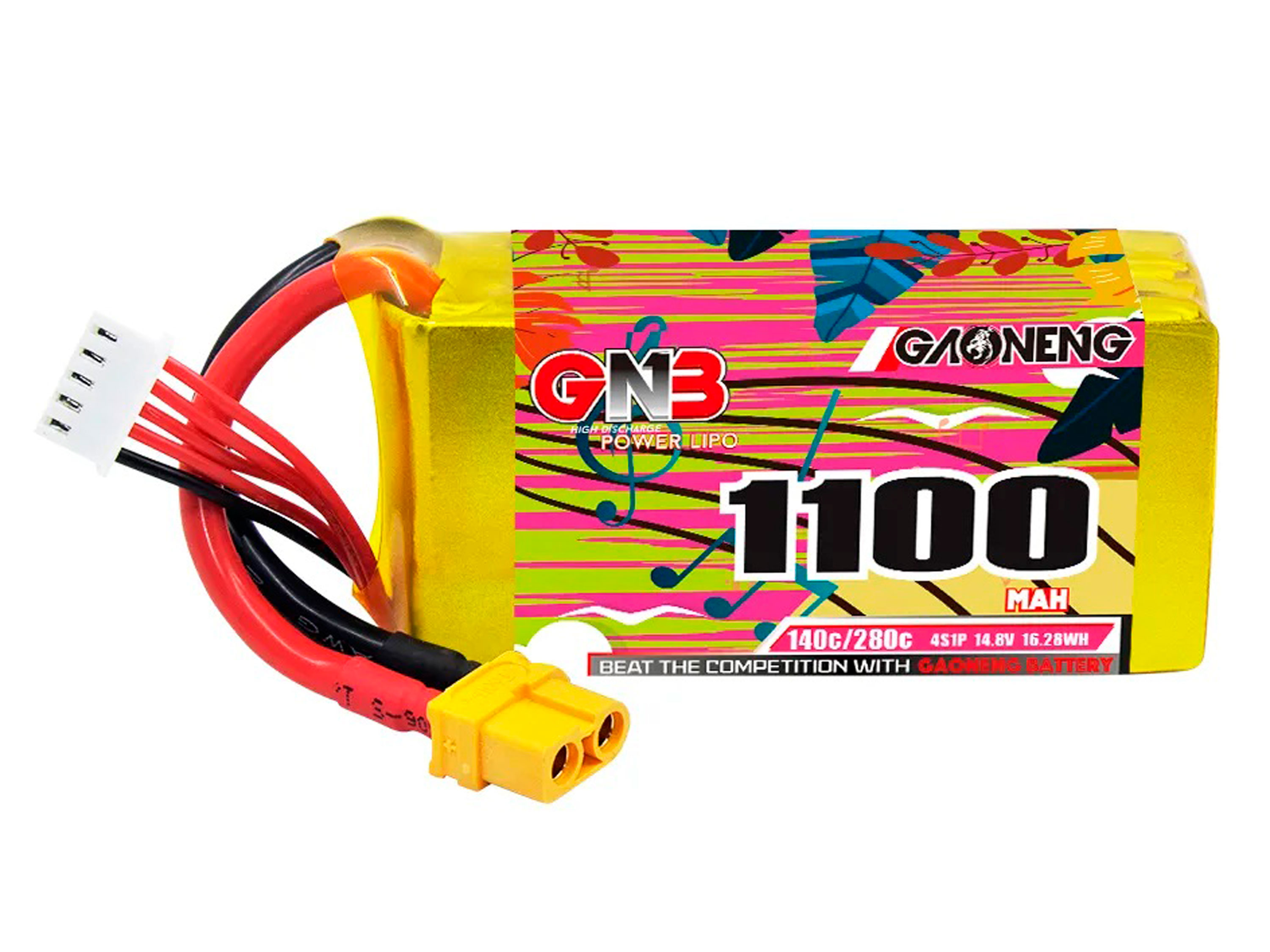 Акумулятор Gaoneng GNB 1100mAh 4S 140C (світлина #1)